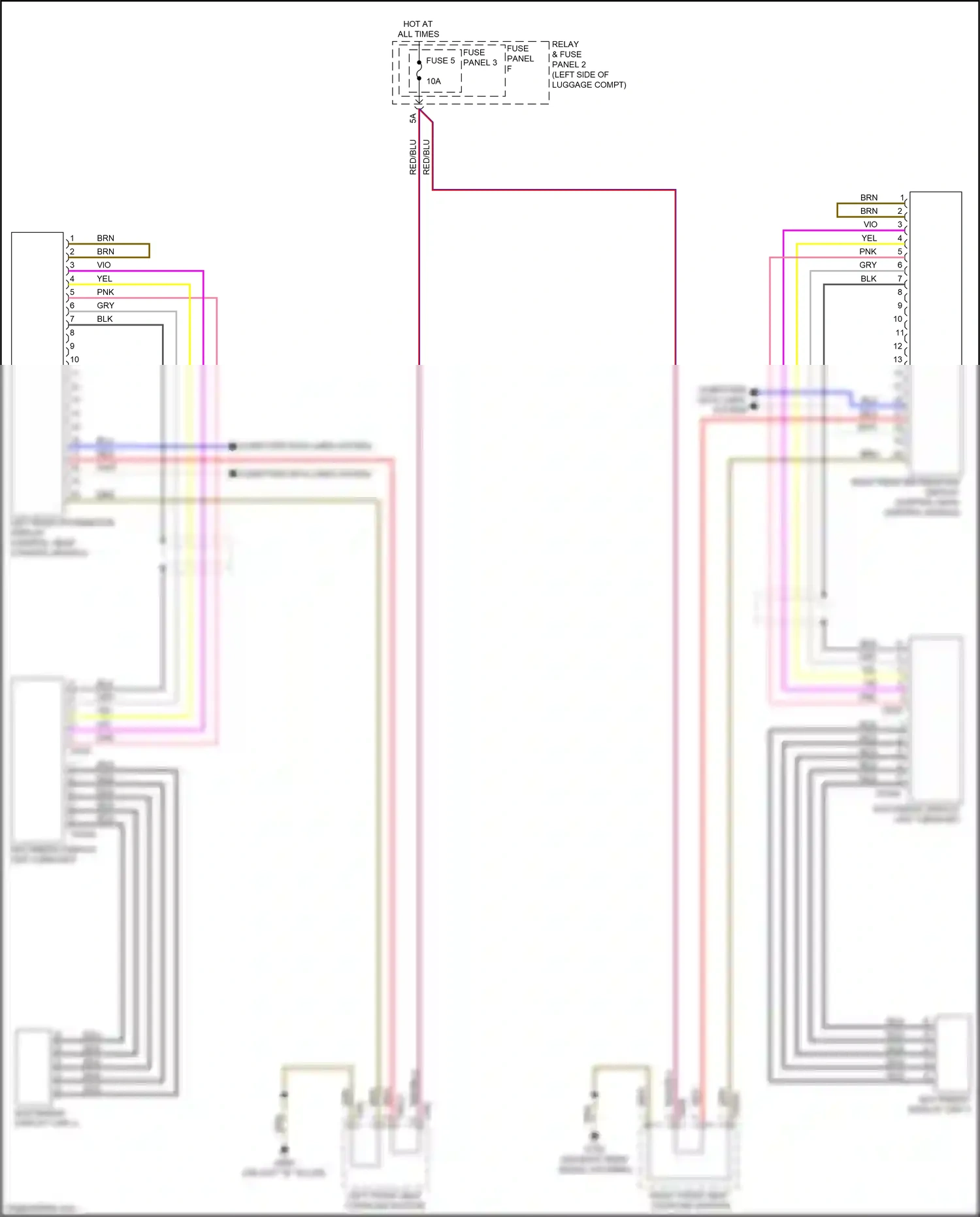 Wiring diagram relay & fuse panel 2 for Audi S5 II facelift (2019-2024) (29 of 38)