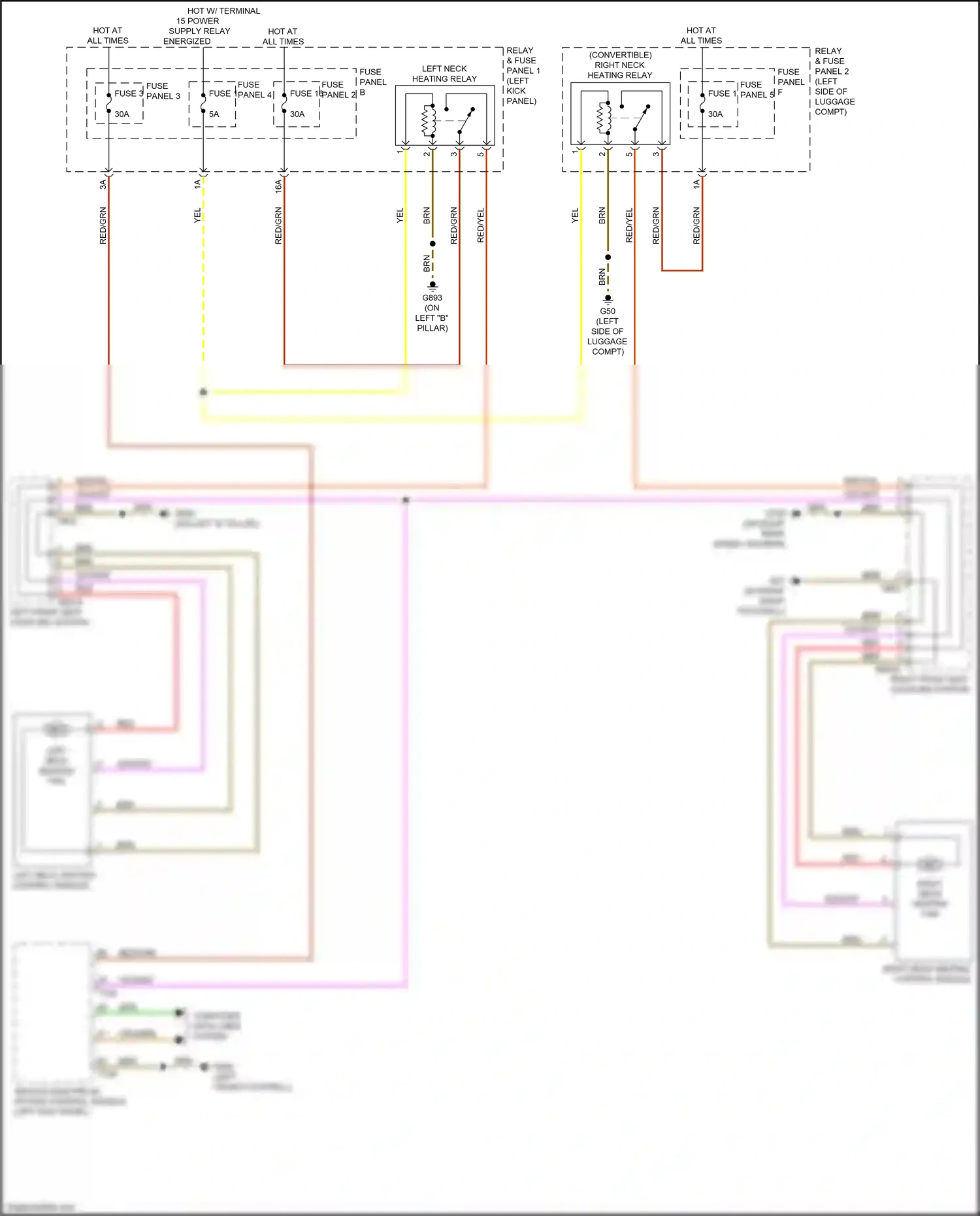 Wiring diagram relay & fuse panel 2 for Audi S5 II facelift (2019-2024) (26 of 38)