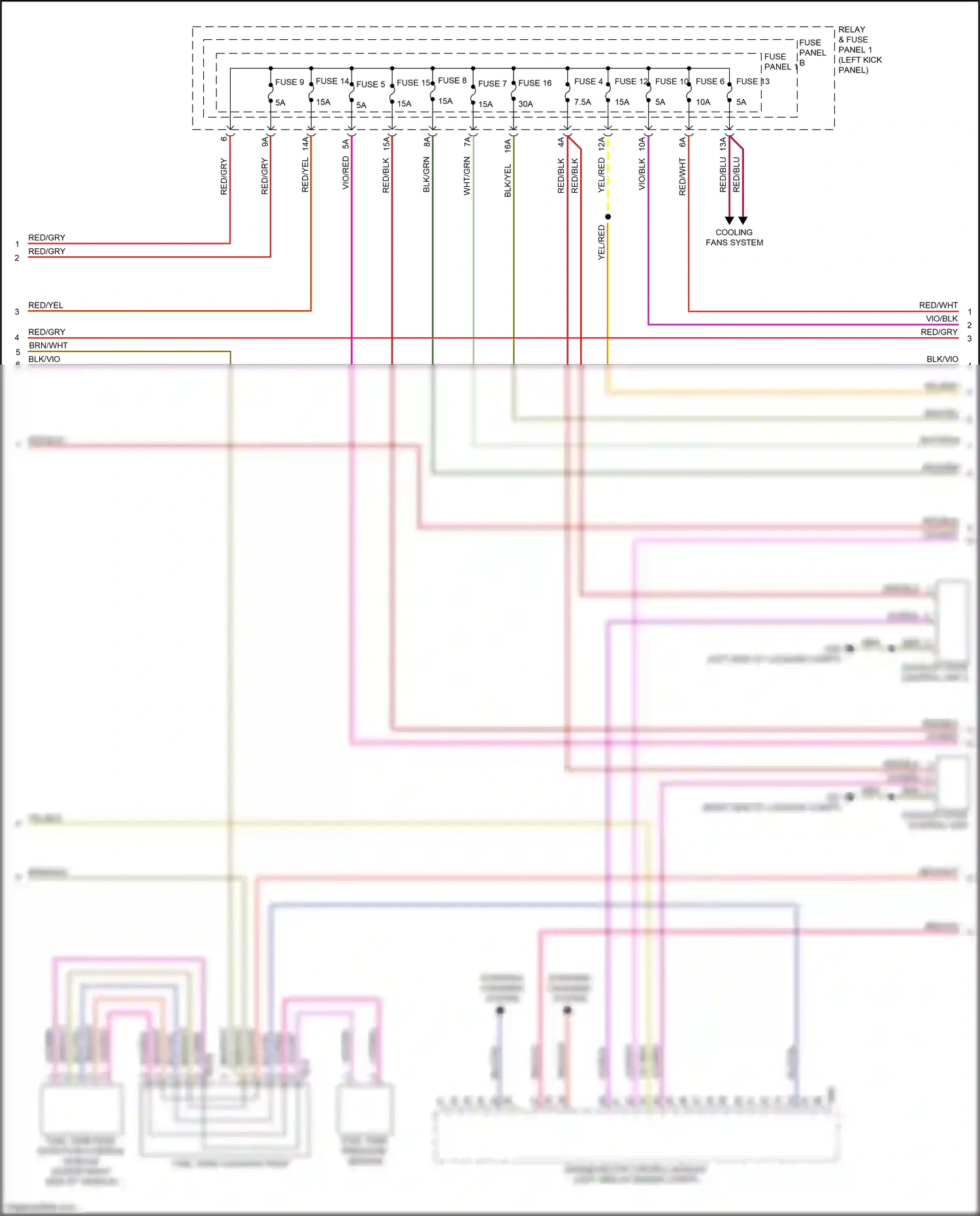 Wiring diagram starting/ charging system for Audi S5 II facelift (2019-2024) (2 of 2)