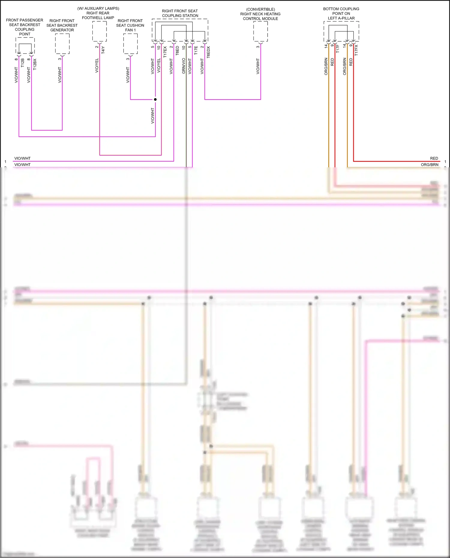 Wiring diagram structure borne sound control module for Audi S5 II facelift (2019-2024) (2 of 4)