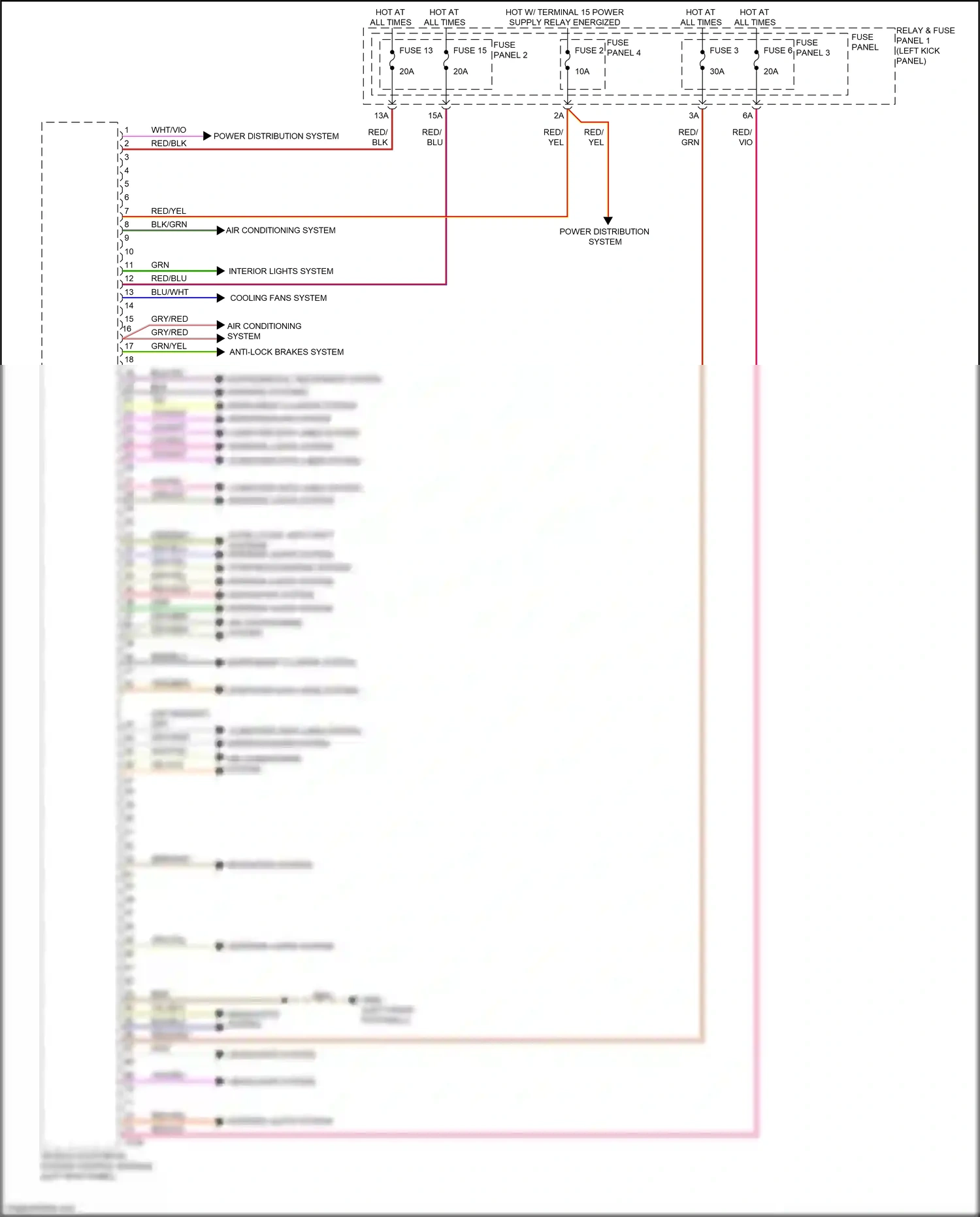 Wiring diagram wiper/washer system for Audi S5 II facelift (2019-2024) (2 of 2)