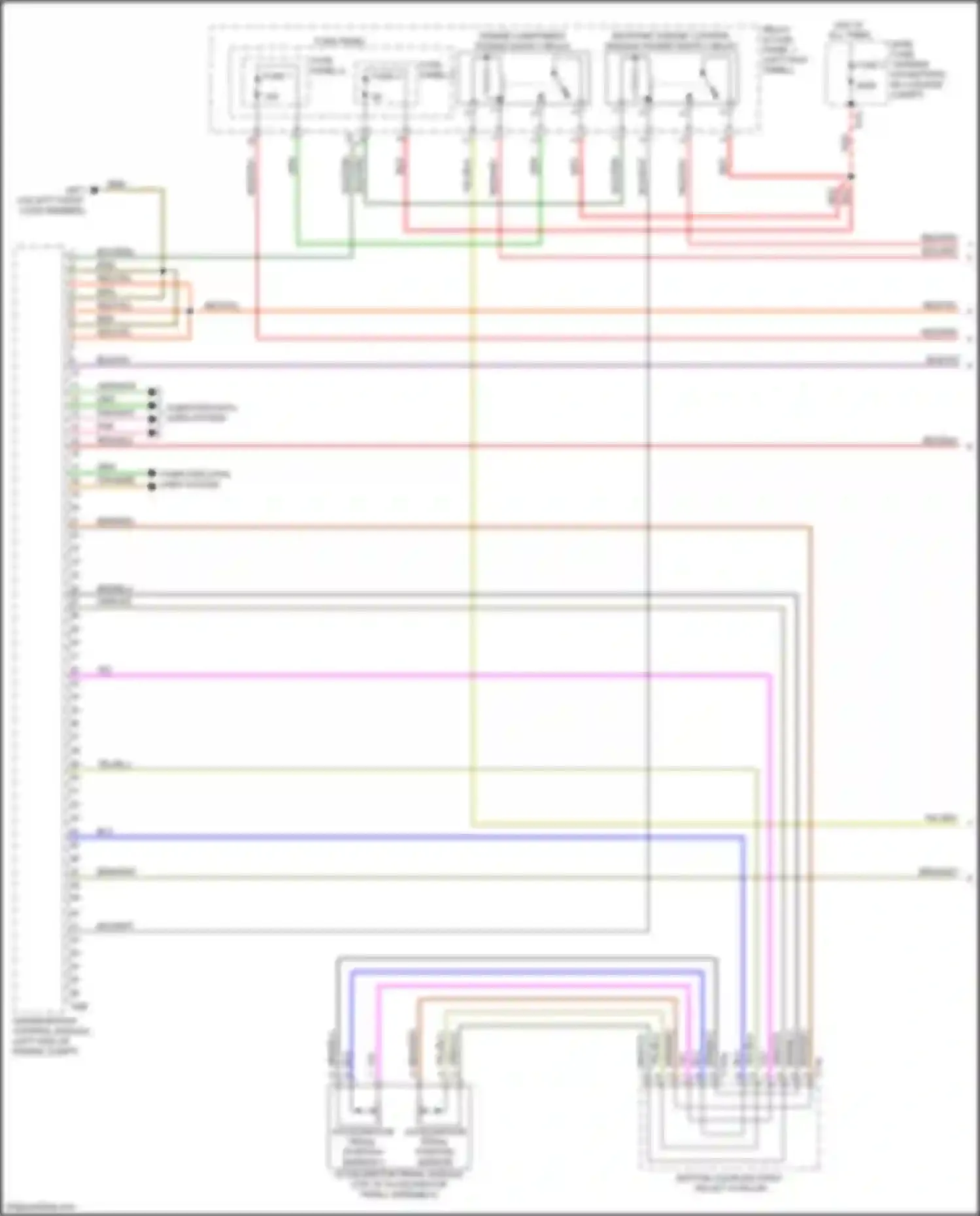 S5 Audi II (2016-2019): Wiring diagram engine performance 3.0l turbo, engine controls circuit (1 of 10)