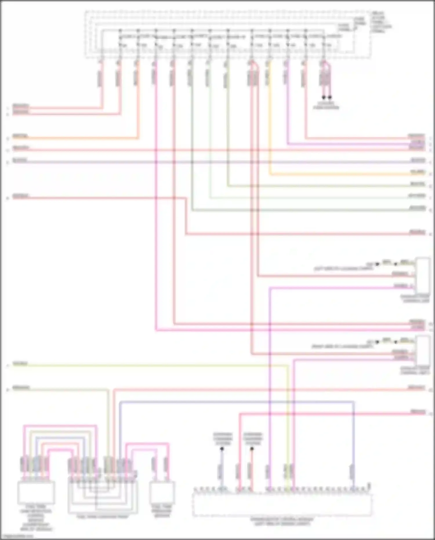 S5 Audi II (2016-2019): Wiring diagram engine performance 3.0l turbo, engine controls circuit (2 of 10)
