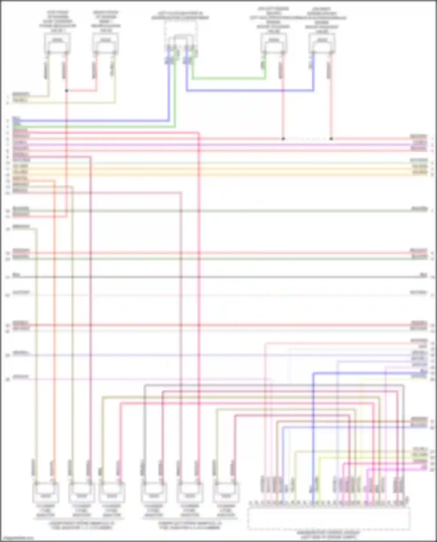S5 Audi II (2016-2019): Wiring diagram engine performance 3.0l turbo, engine controls circuit (8 of 10)