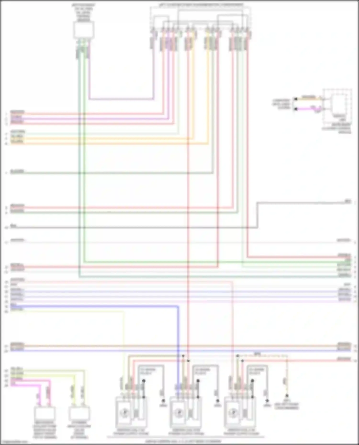 S5 Audi II (2016-2019): Wiring diagram engine performance 3.0l turbo, engine controls circuit (9 of 10)
