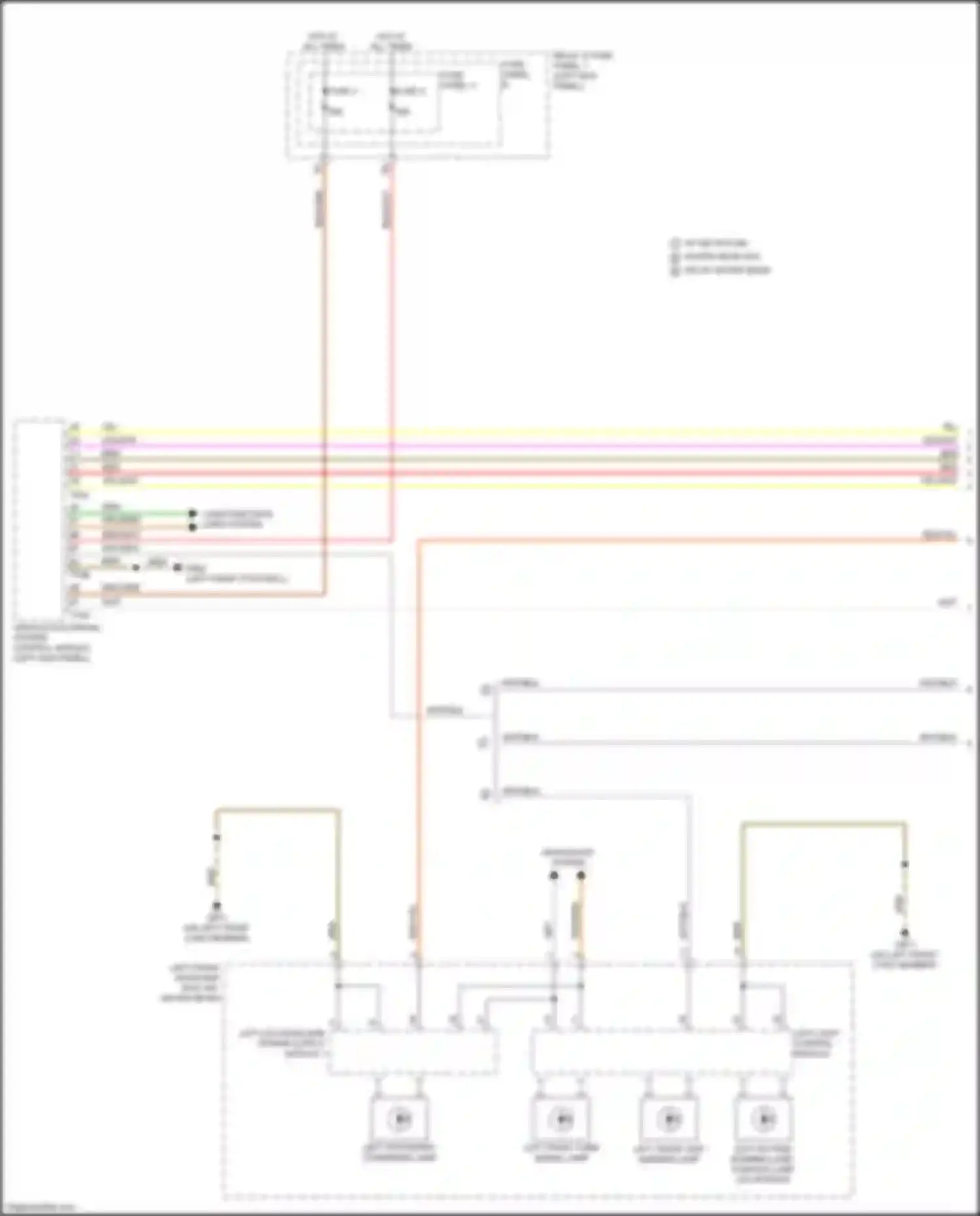 S5 Audi II (2016-2019): Exterior lamps circuit (1 of 7)