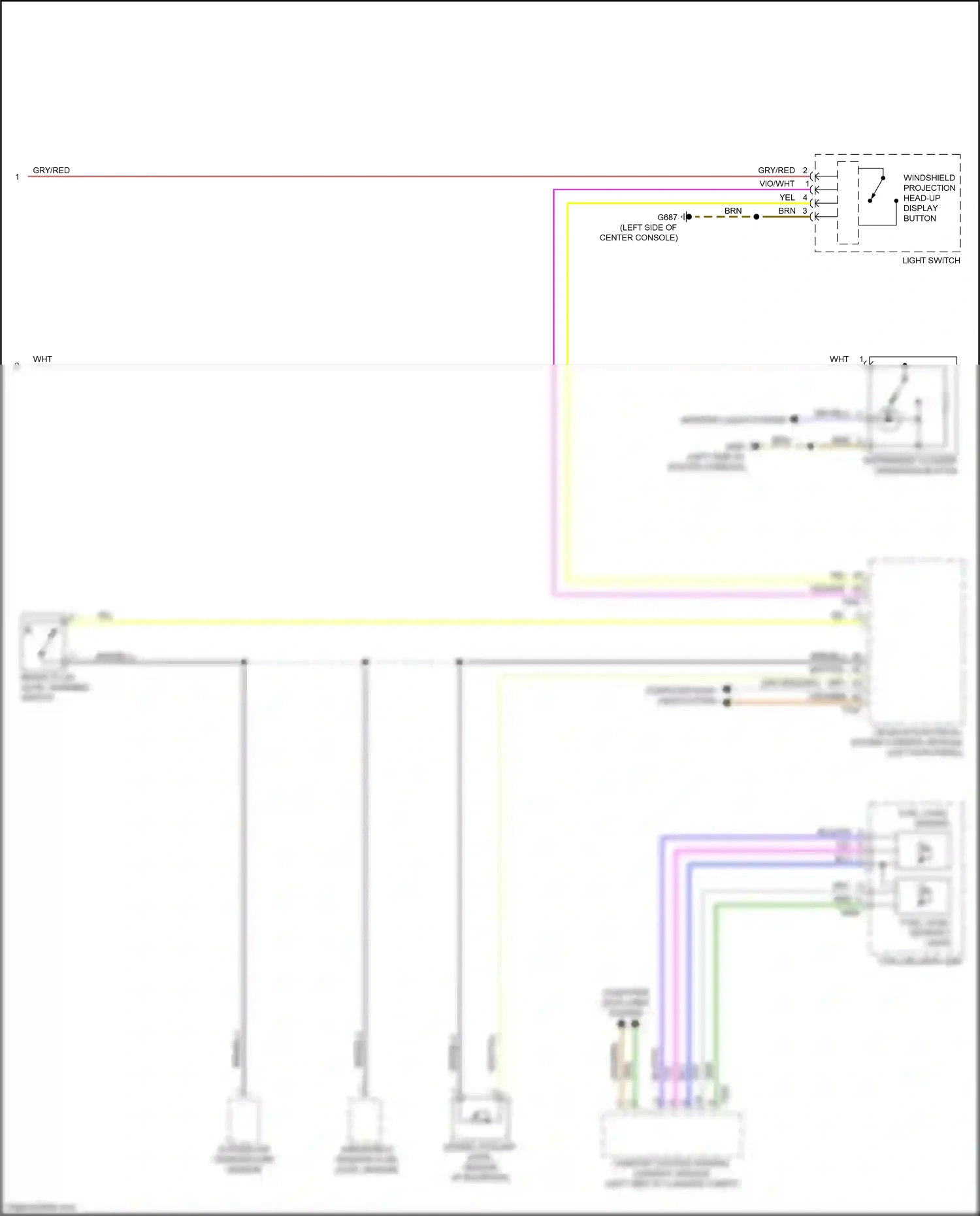 Wiring diagram blu/vio for Audi S5 II (2016-2019) (4 of 9)