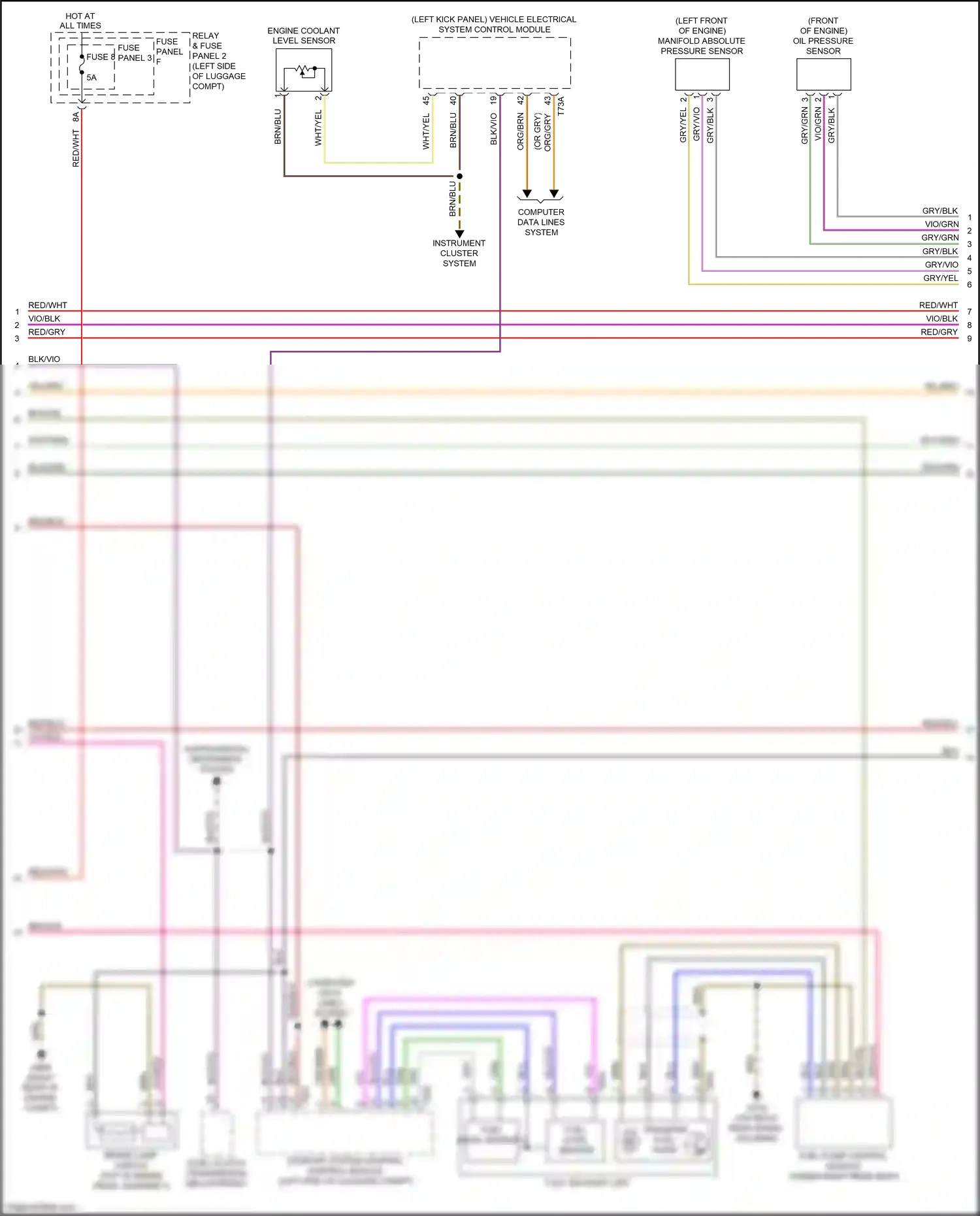 Wiring diagram gry/grn for Audi S5 II (2016-2019) (9 of 10)