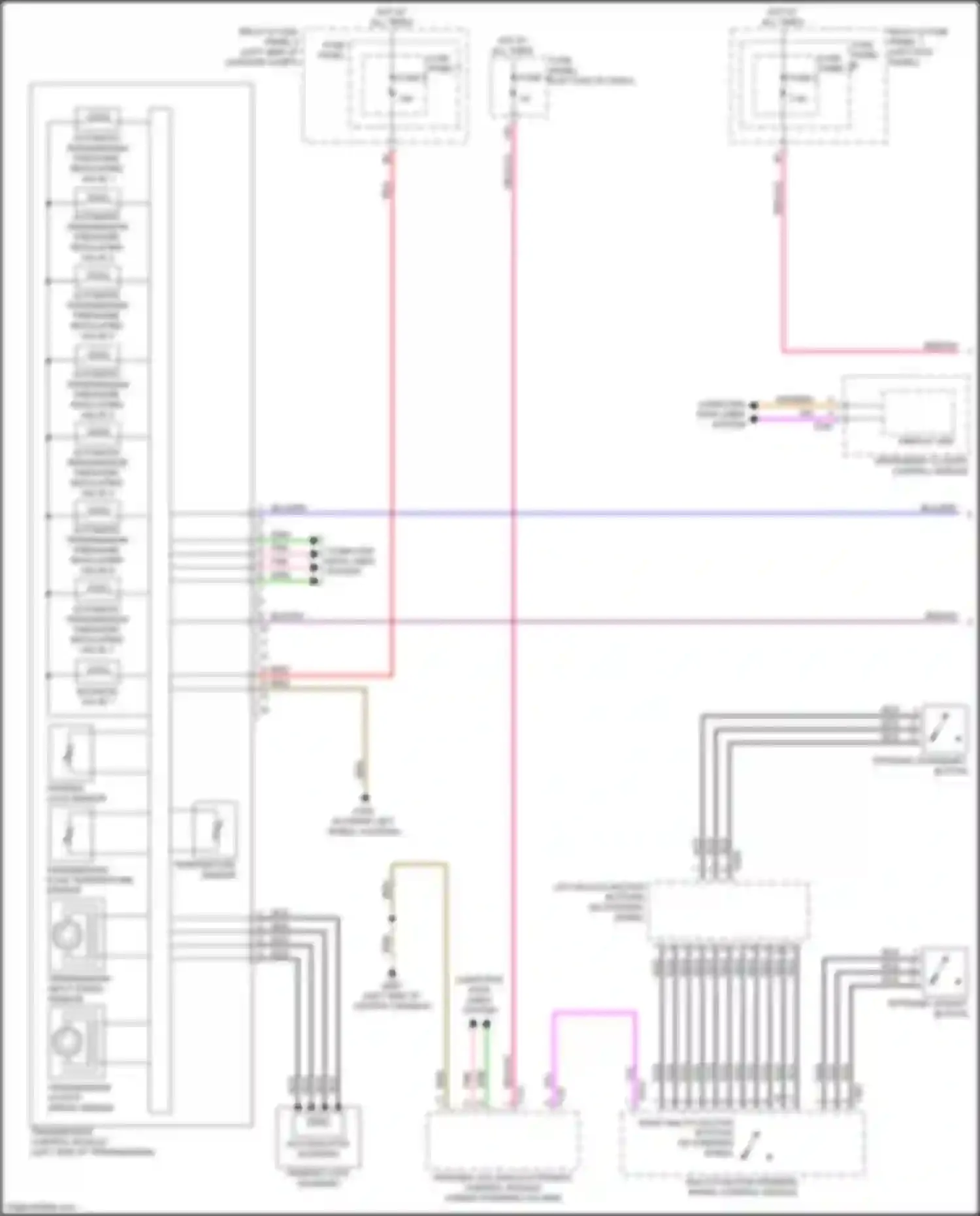 Wiring diagram multi-function steering wheel control module for Audi S5 II (2016-2019) (1 of 3)