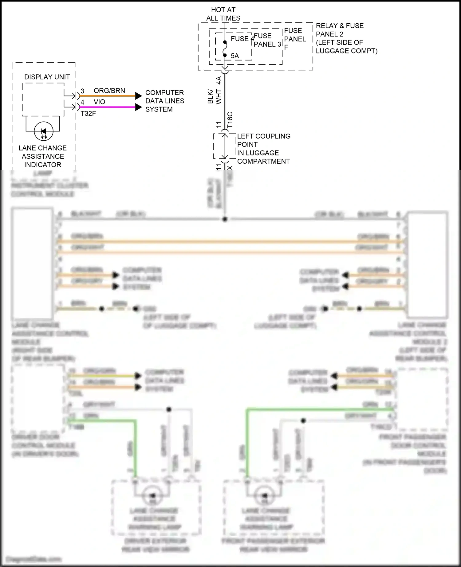 Wiring diagram org/wht for Audi S5 II (2016-2019) (2 of 2)