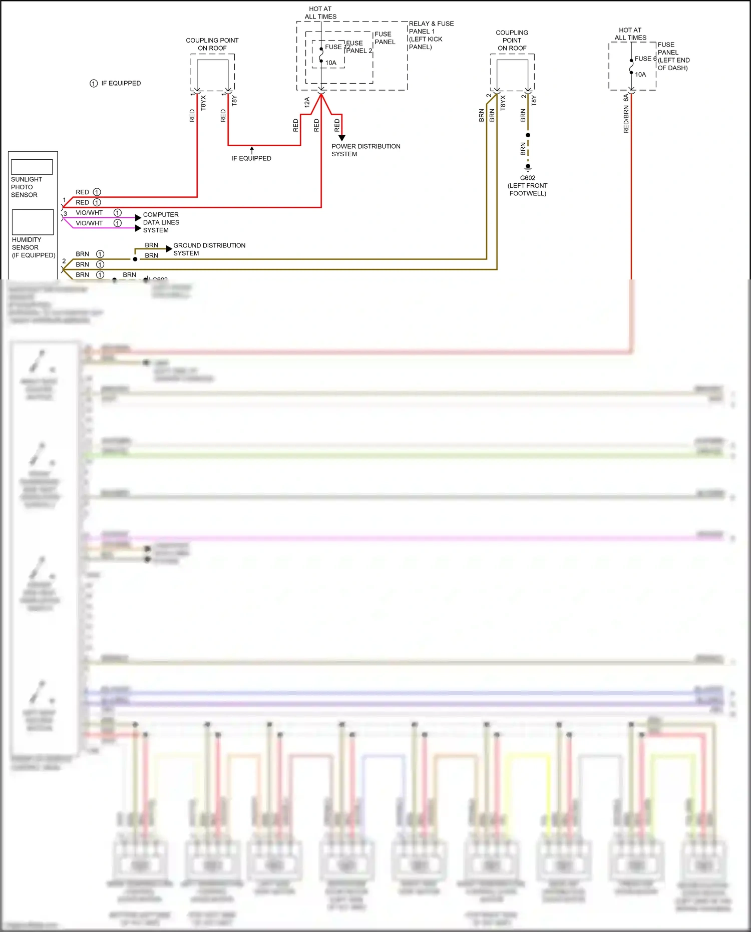Wiring diagram relay & fuse panel 1 for Audi S5 II (2016-2019) (45 of 63)