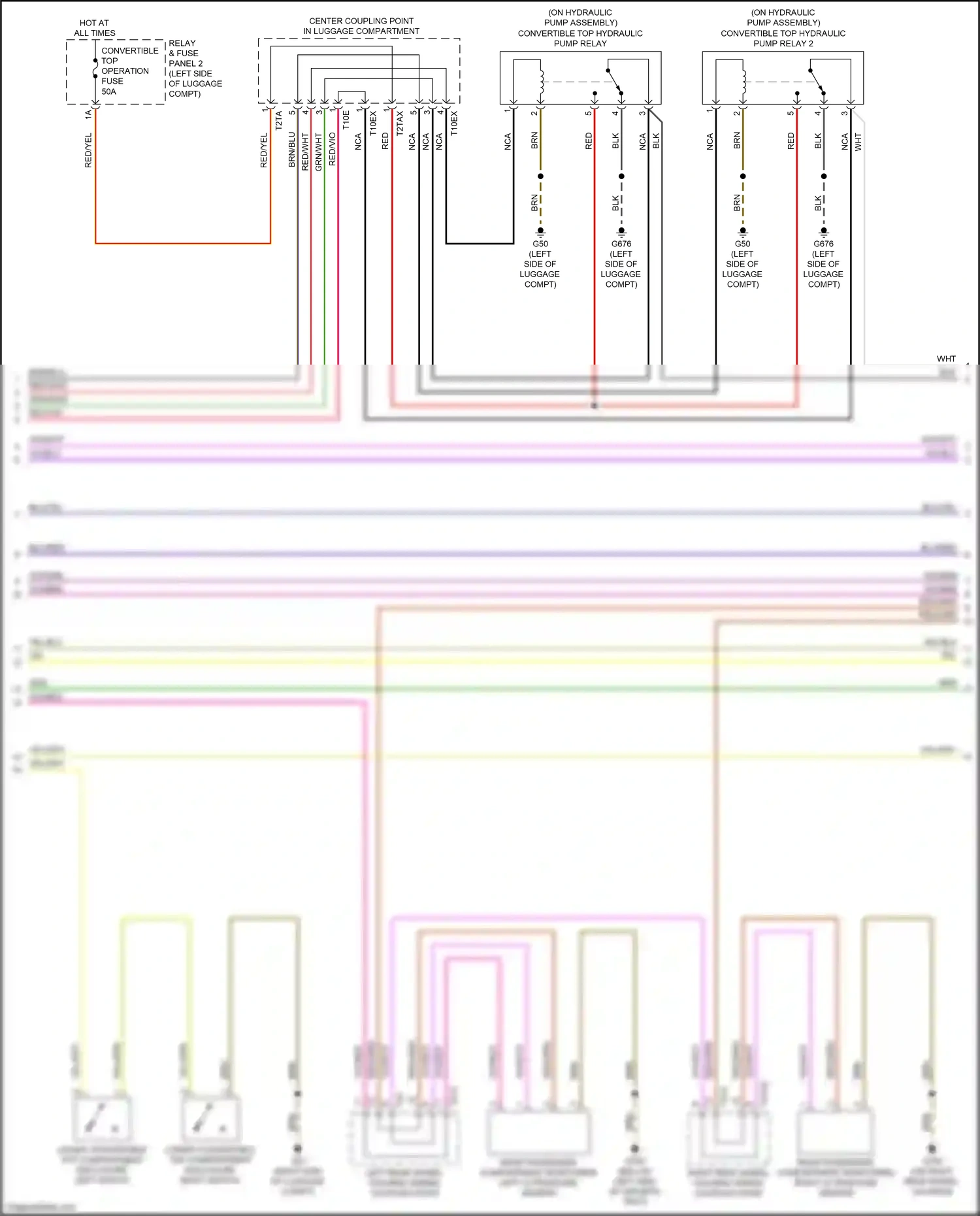 Wiring diagram relay & fuse panel 2 for Audi S5 II (2016-2019) (13 of 41)