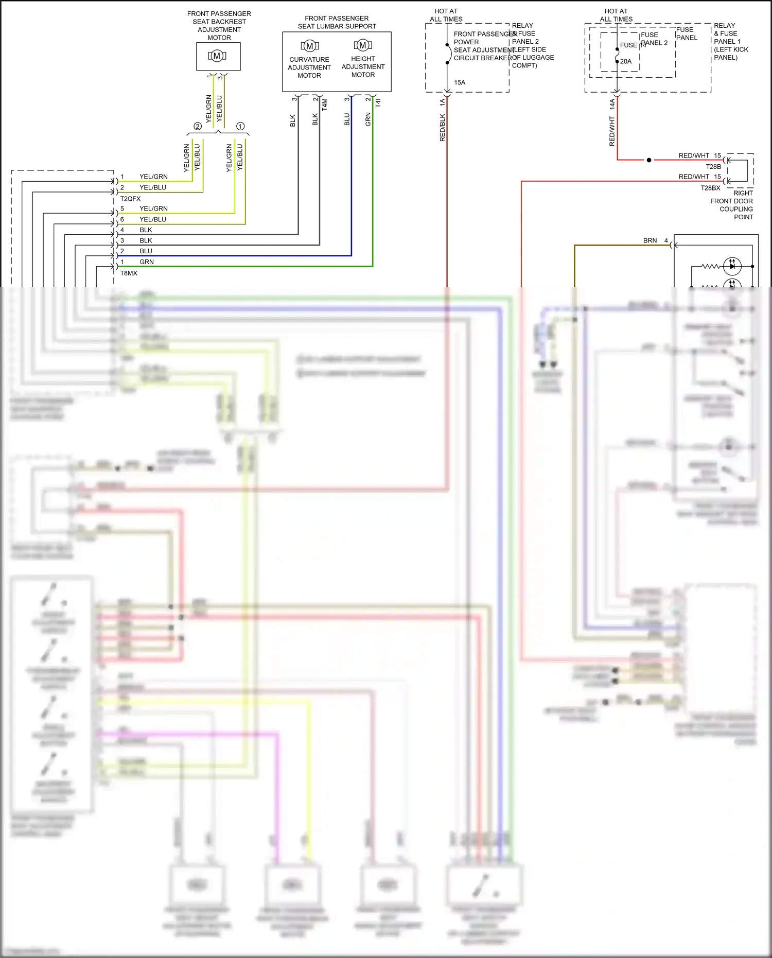 Wiring diagram relay & fuse panel 2 for Audi S5 II (2016-2019) (3 of 41)