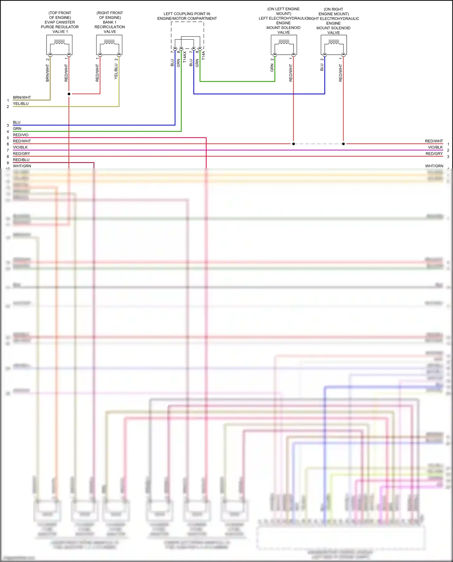 Wiring diagram vio/red for Audi S5 II (2016-2019) (38 of 39)
