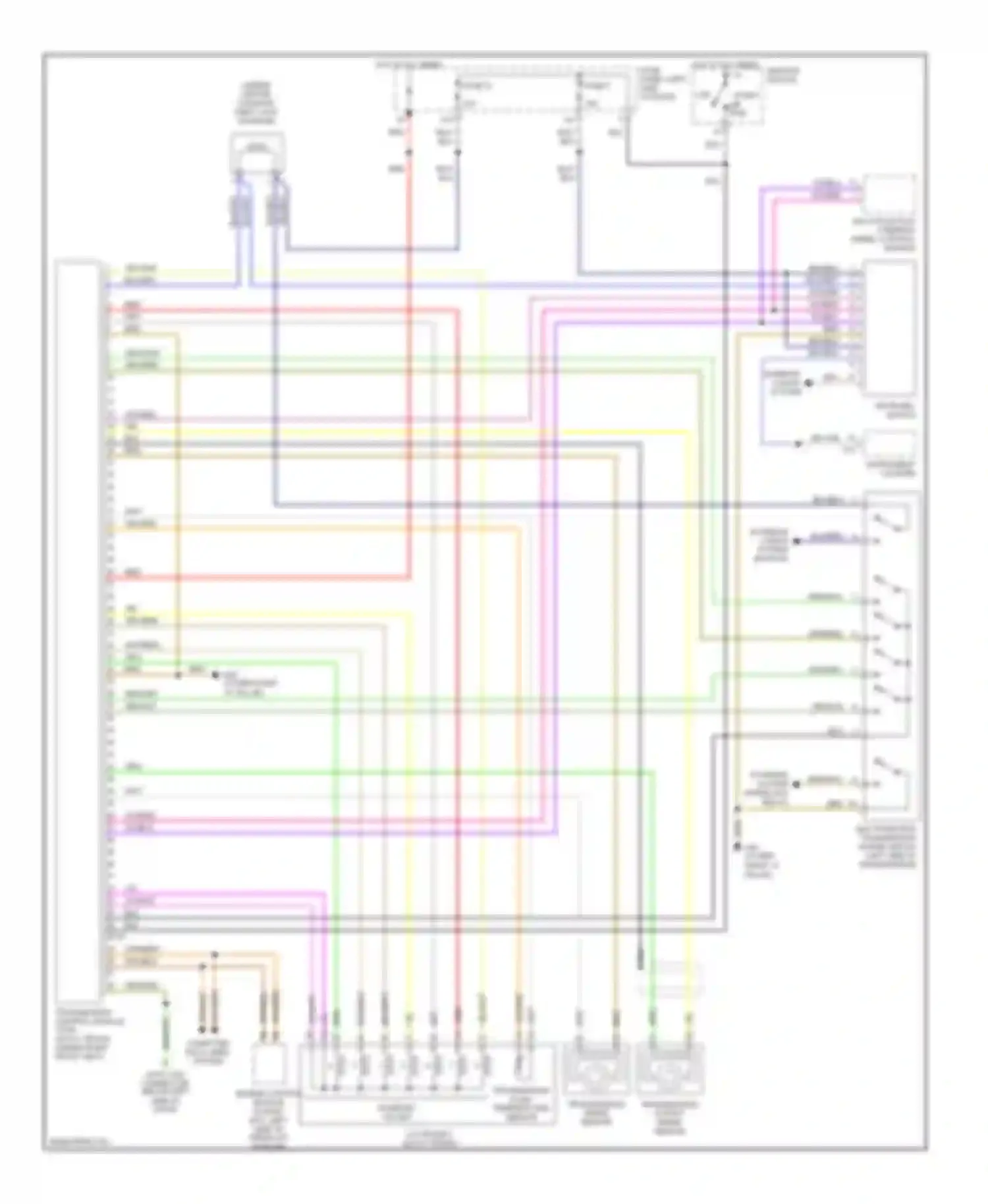 S6 Audi C5 (1999-2004): A/t circuit, without cvt