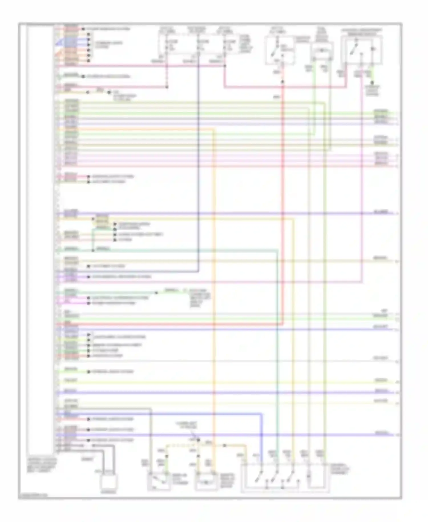 Wiring diagram hot in run or start for Audi S6 C5 (1999-2004) (16 of 17)