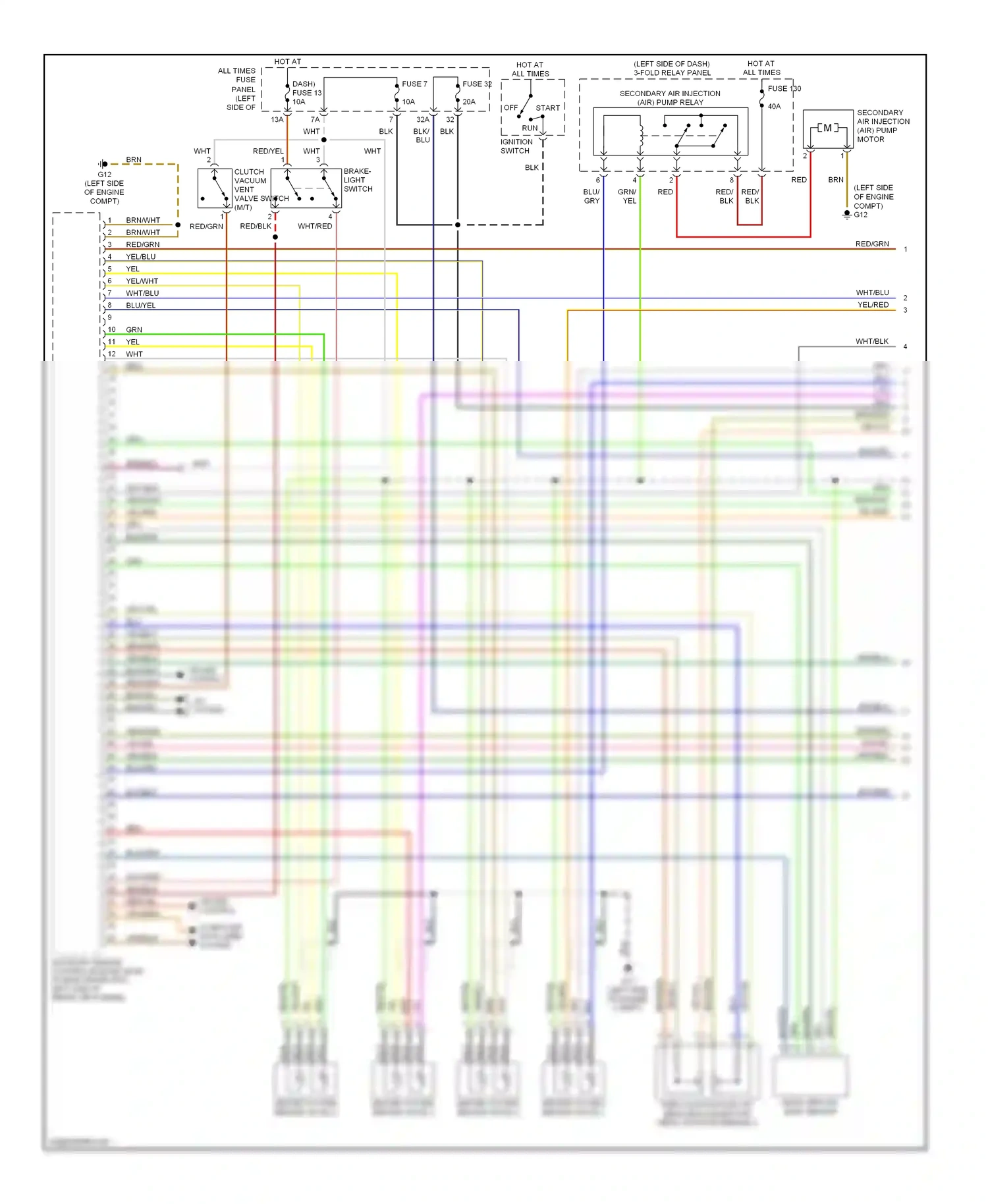 Audi S6 C5 (1999-2004) off wiring diagram  (10 of 17)