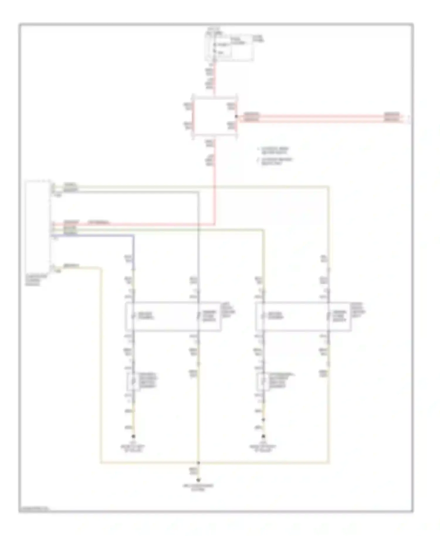 S6 Audi C6 facelift (2008-2011): Heated seats circuit (1 of 2)
