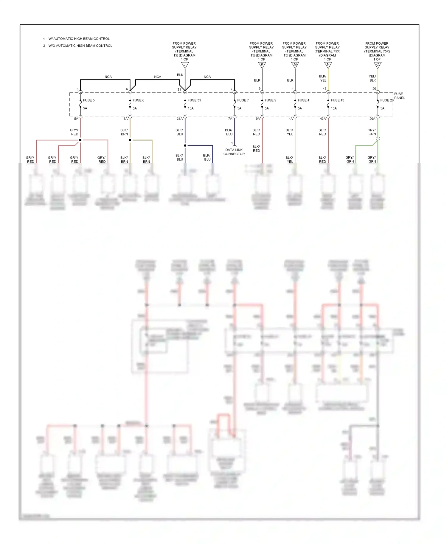 Wiring diagram blu for Audi S6 C6 facelift (2008-2011) (38 of 69)