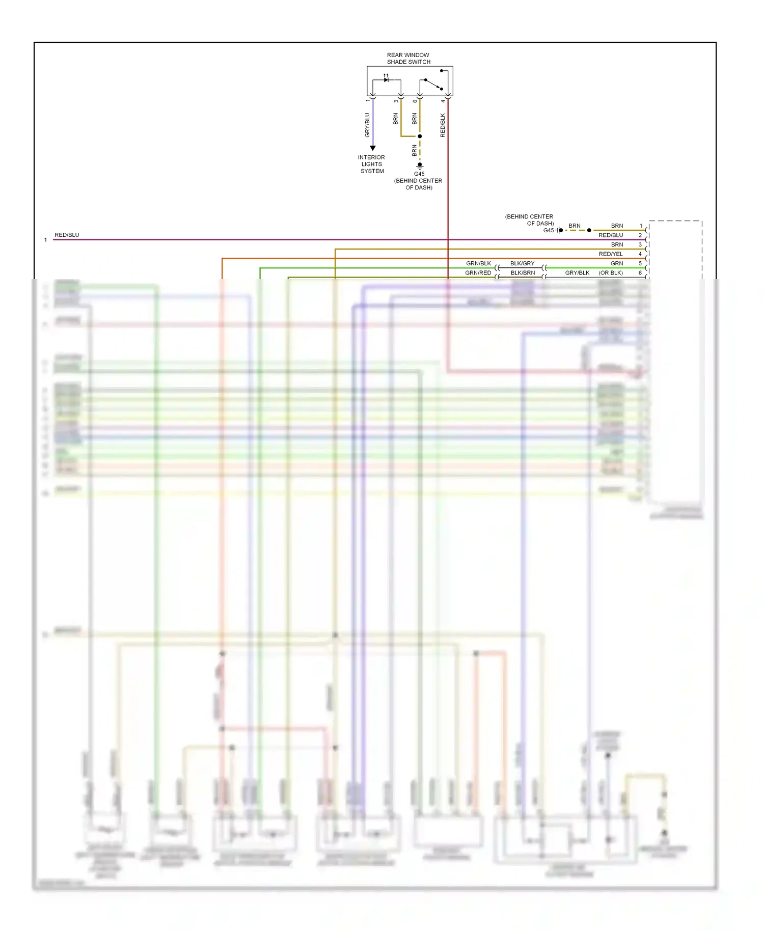 Wiring diagram blu/yel for Audi S6 C6 facelift (2008-2011) (6 of 25)