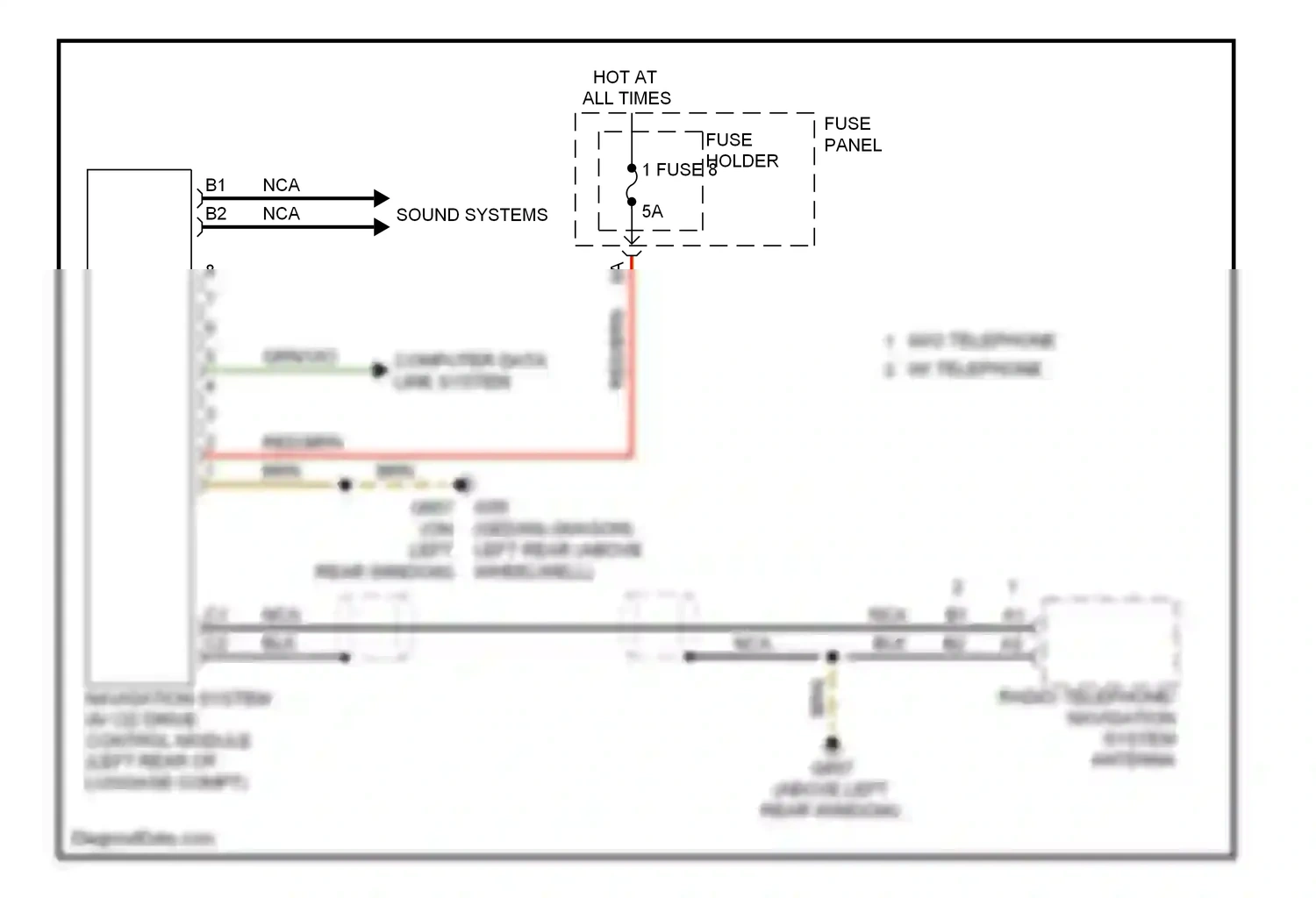 Wiring diagram brn for Audi S6 C6 facelift (2008-2011) (55 of 101)