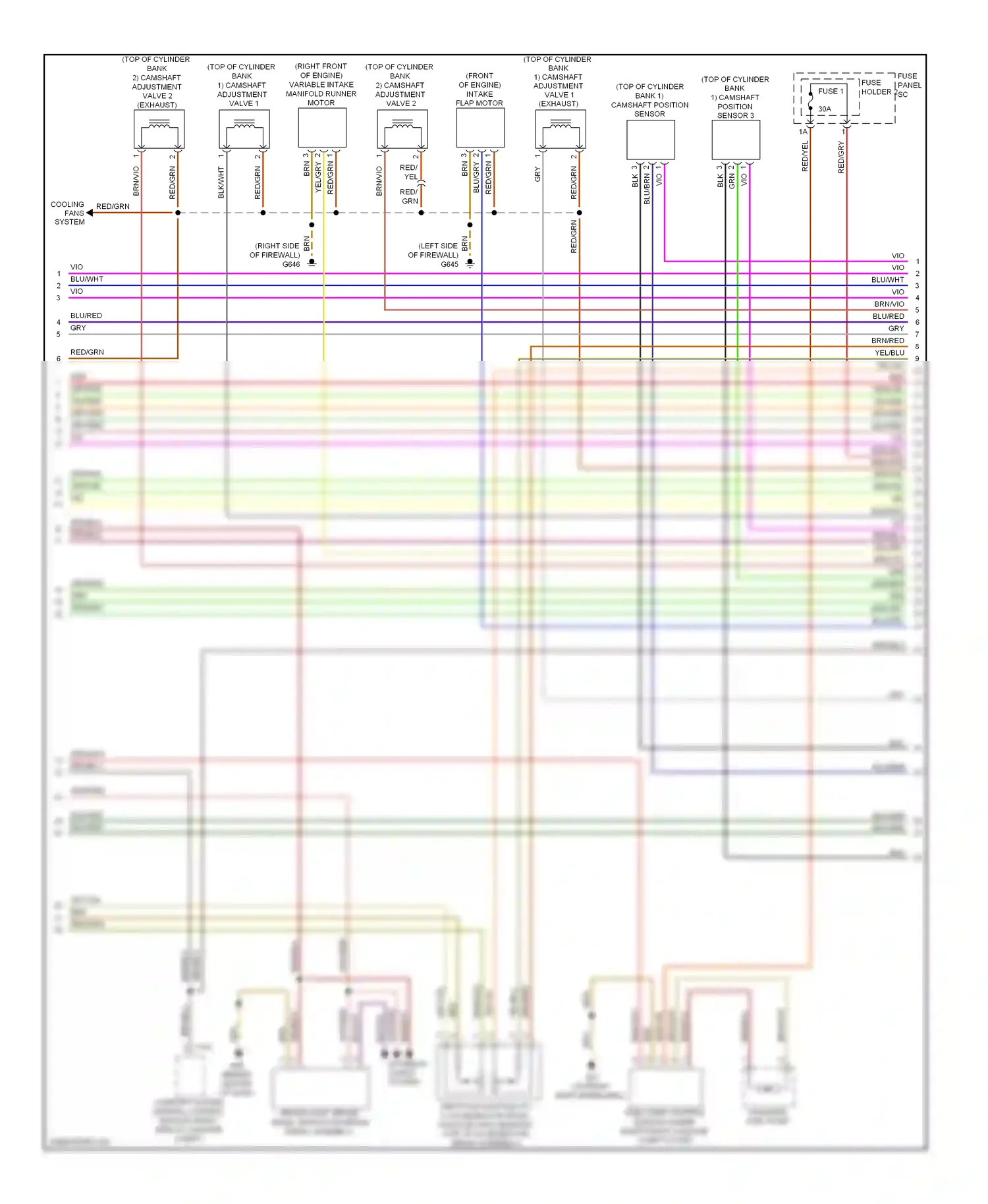 Wiring diagram brn/wht for Audi S6 C6 facelift (2008-2011) (9 of 21)