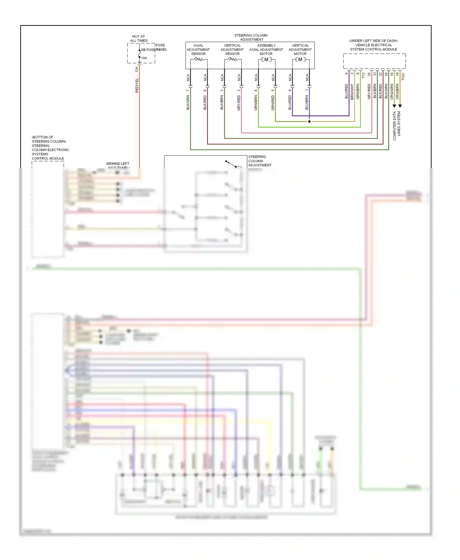 Wiring diagram computer data lines system for Audi S6 C6 facelift (2008-2011) (33 of 68)