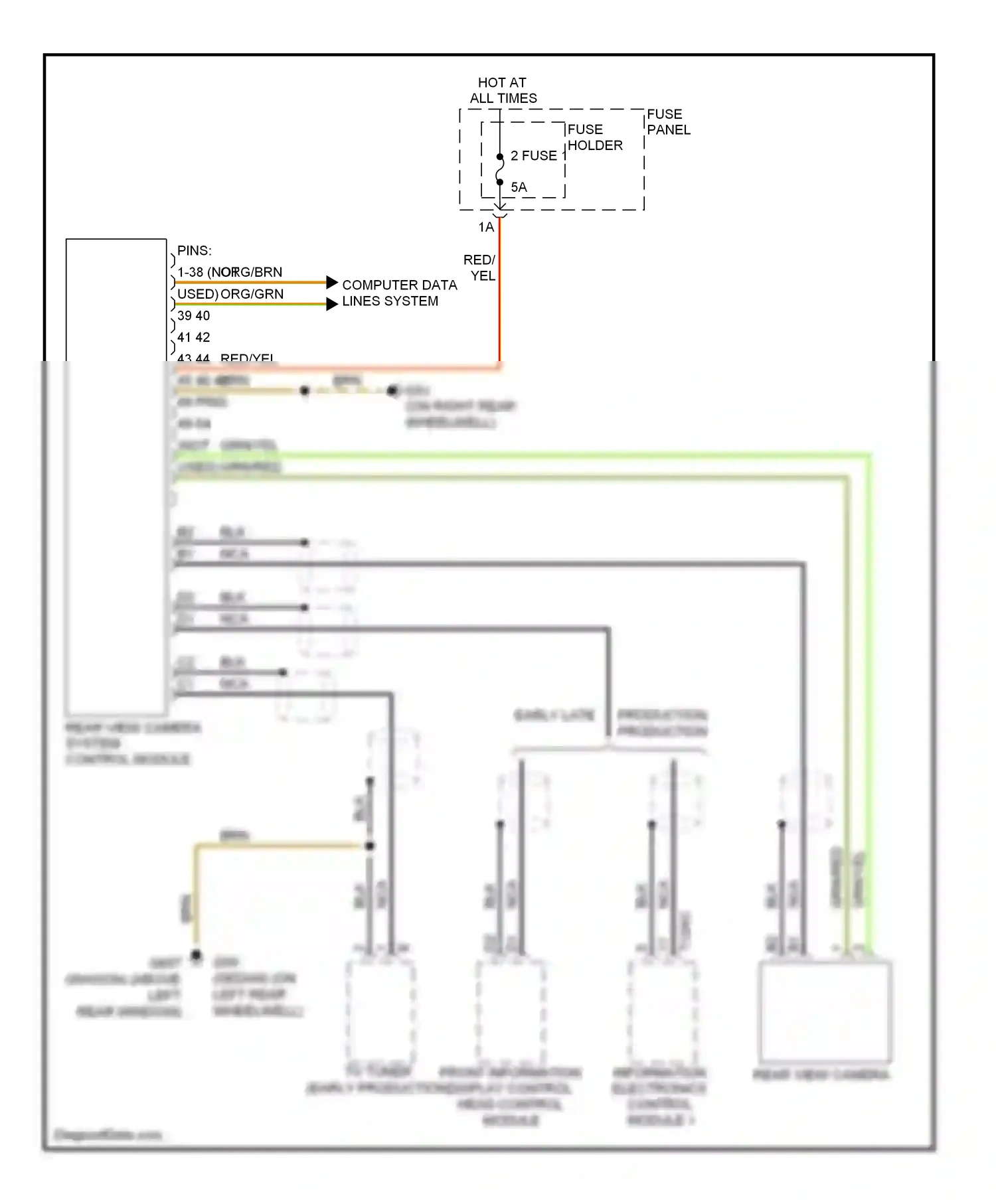 Wiring diagram computer data lines system for Audi S6 C6 facelift (2008-2011) (40 of 68)