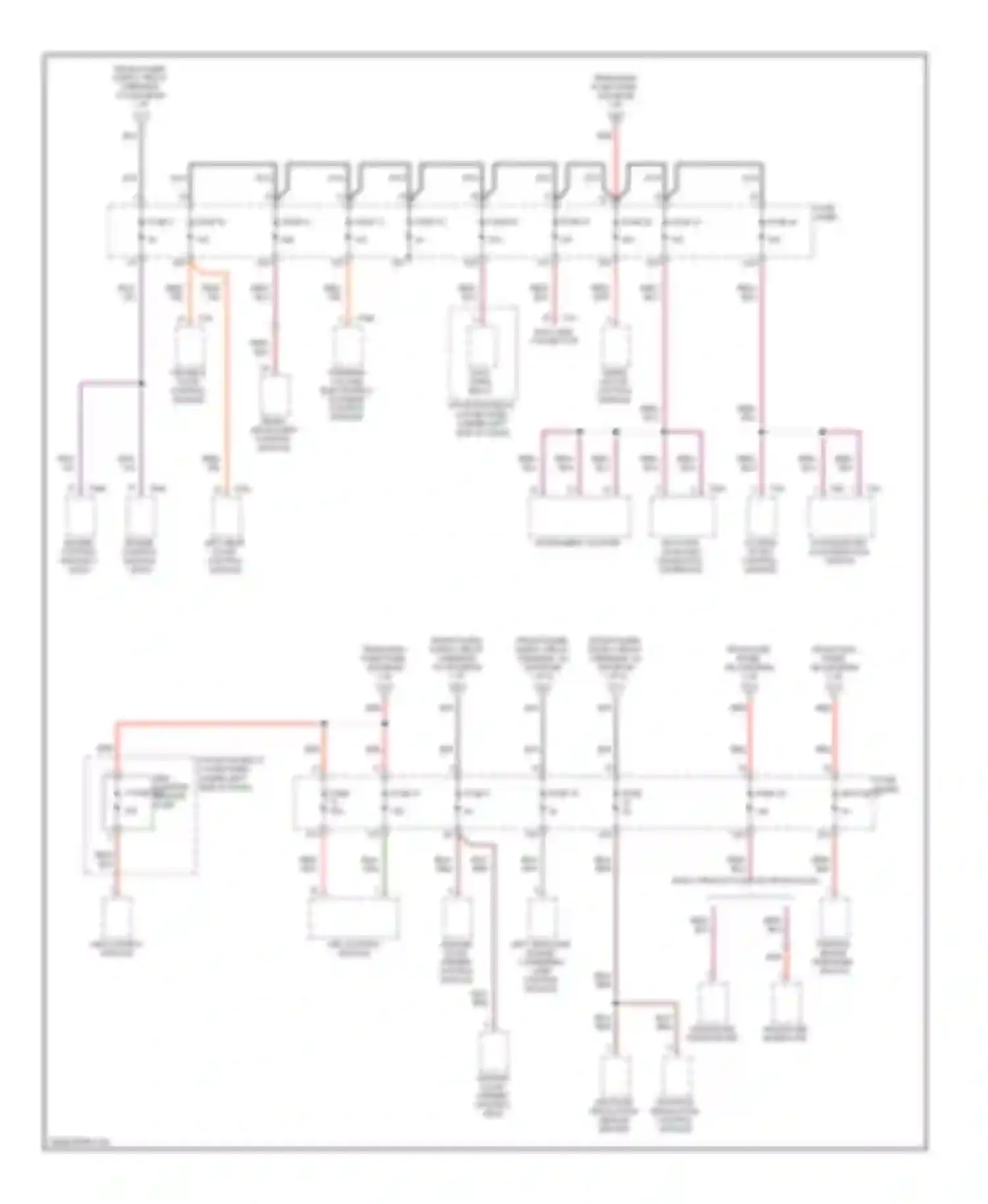 Wiring diagram steering column electronics systems control module for Audi S6 C6 facelift (2008-2011)