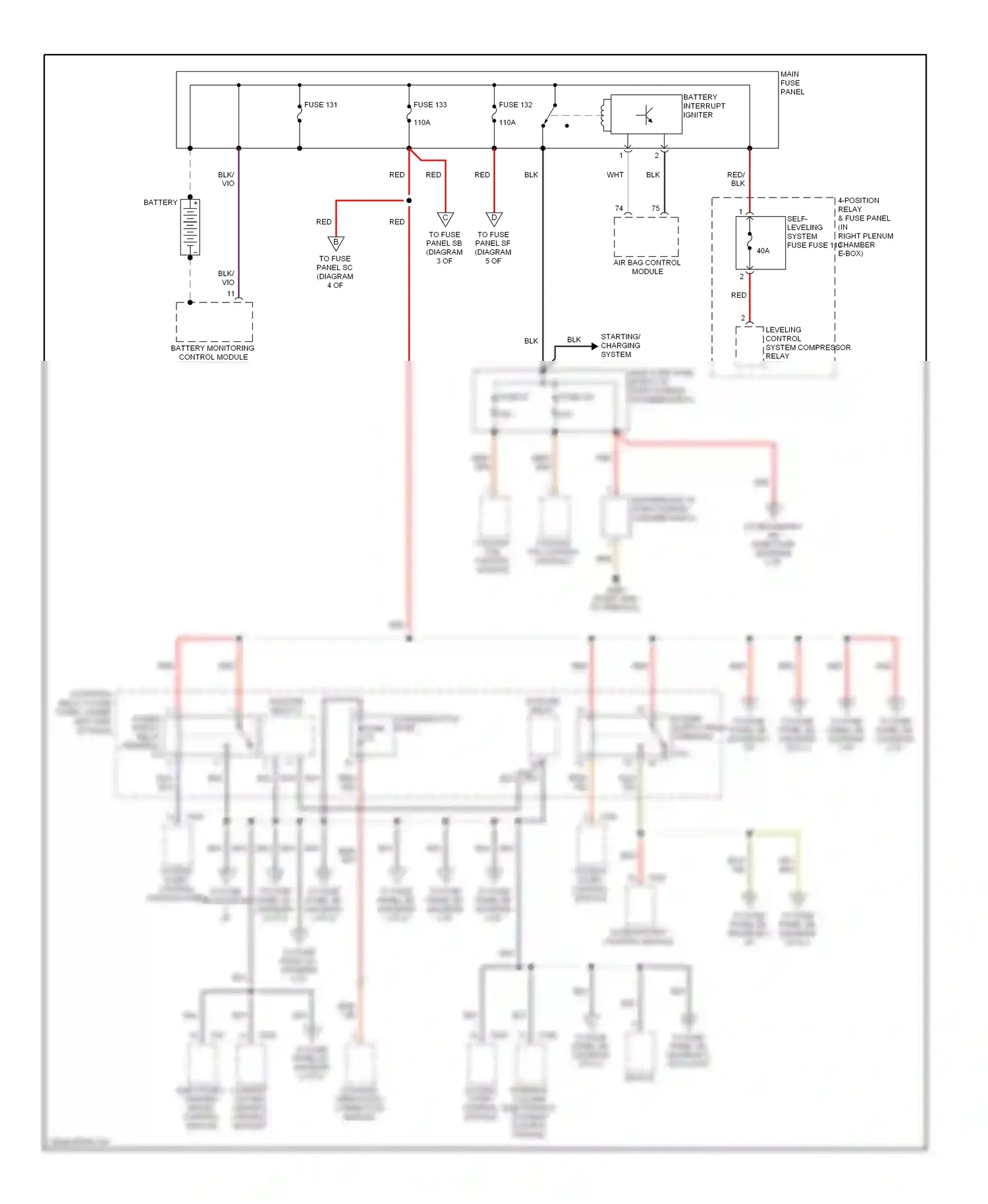 Wiring diagram fuse 42 for Audi S6 C6 facelift (2008-2011) (1 of 2)