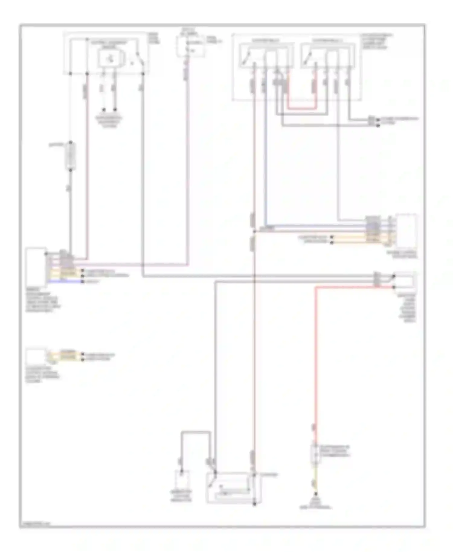 Wiring diagram fuse 6 for Audi S6 C6 facelift (2008-2011) (1 of 8)