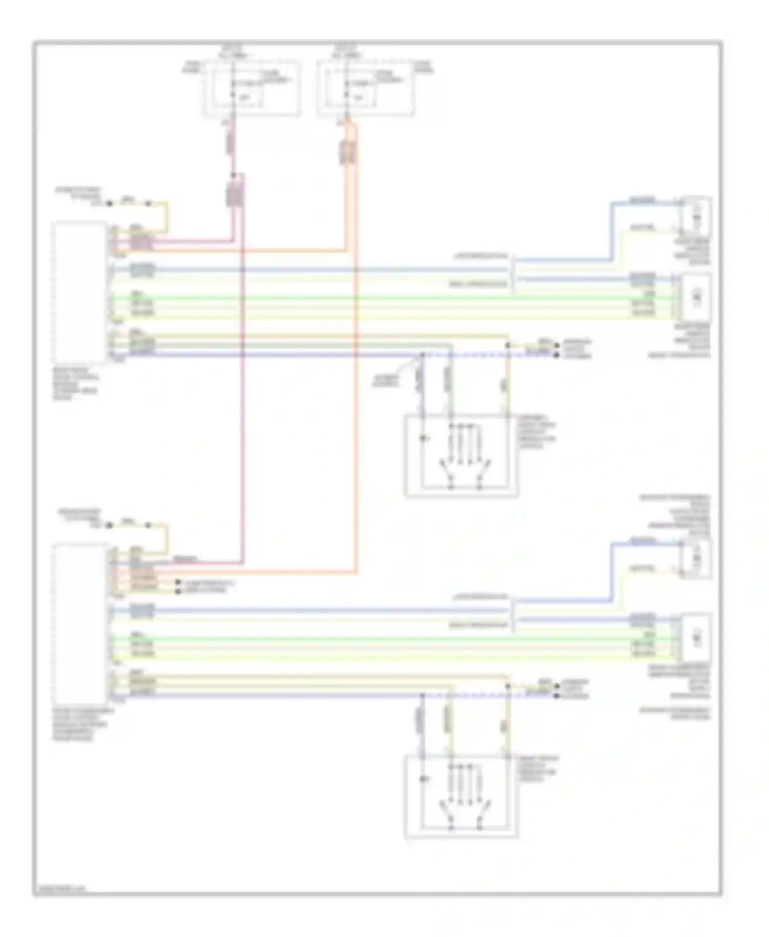 Wiring diagram fuse panel sf for Audi S6 C6 facelift (2008-2011) (13 of 22)