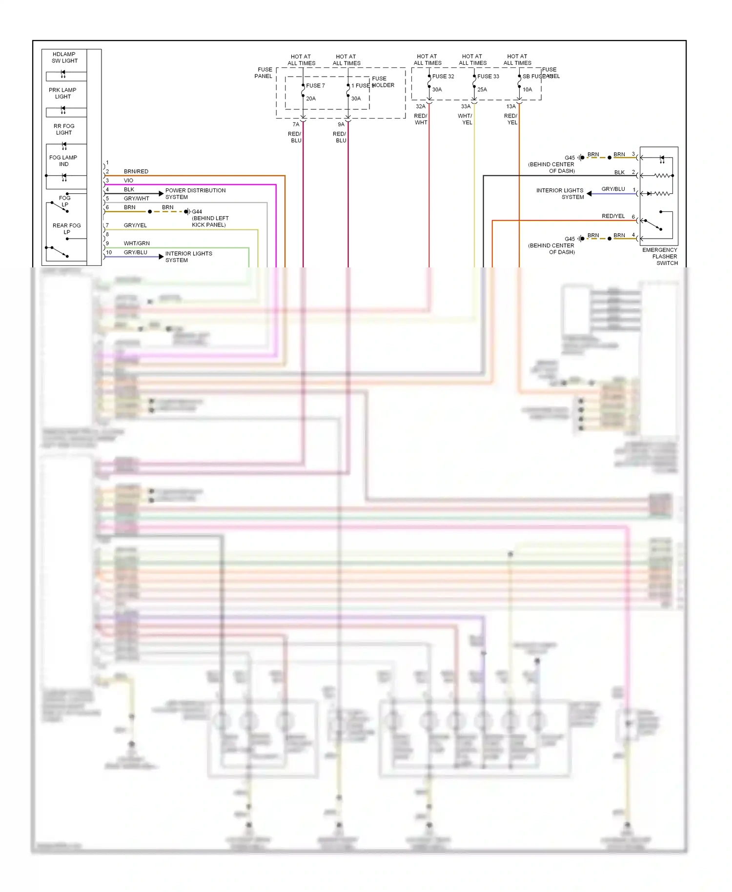 Wiring diagram org/blk for Audi S6 C6 facelift (2008-2011) (8 of 32)