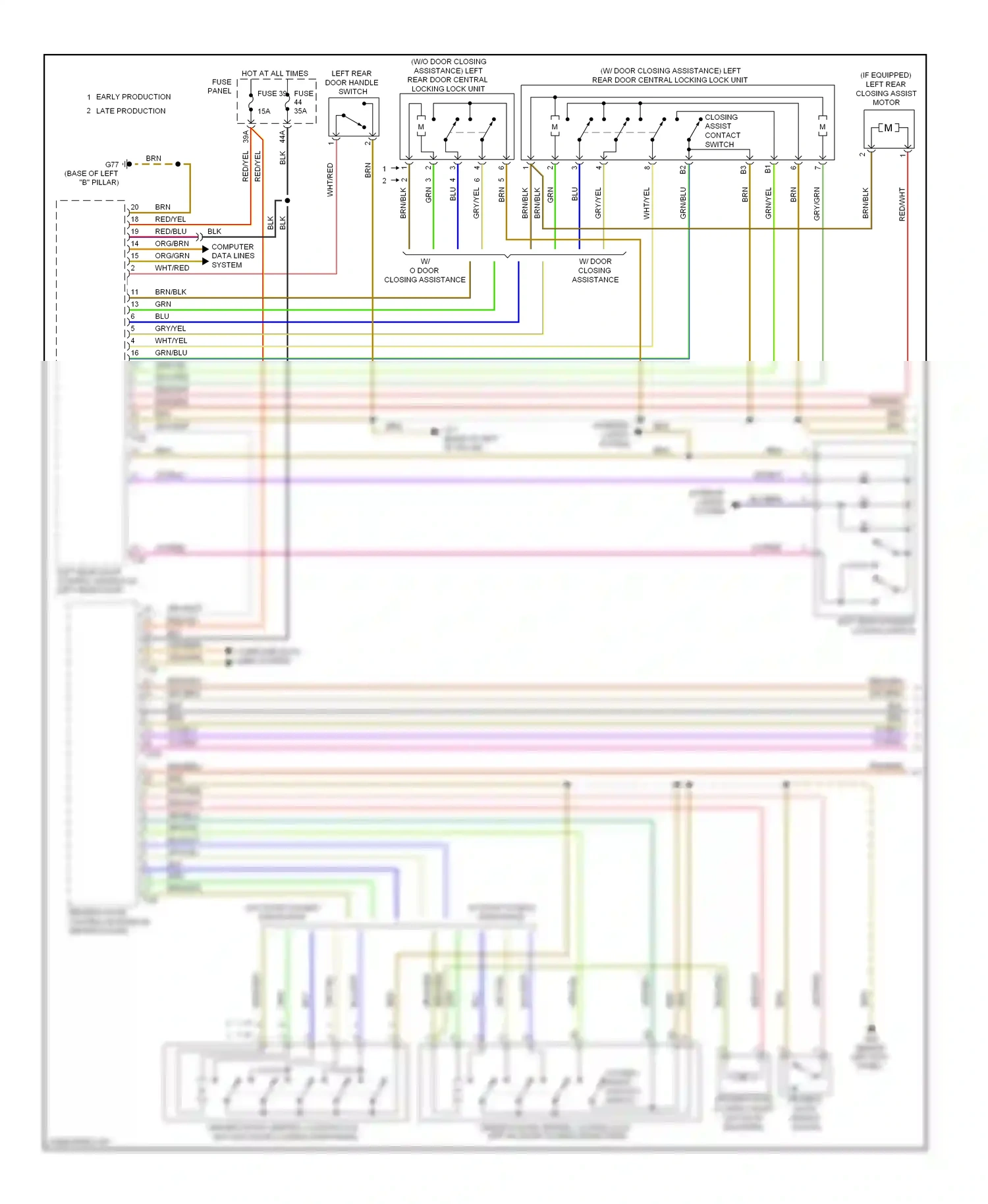 Wiring diagram org/grn for Audi S6 C6 facelift (2008-2011) (28 of 45)