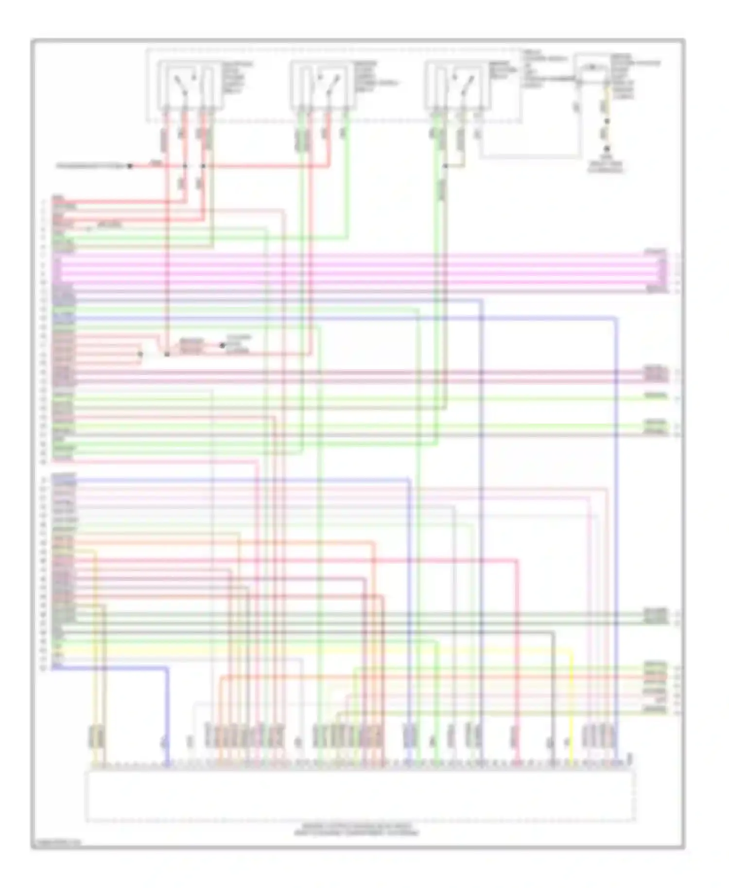 Wiring diagram transmissions system for Audi S6 C6 facelift (2008-2011) (2 of 2)