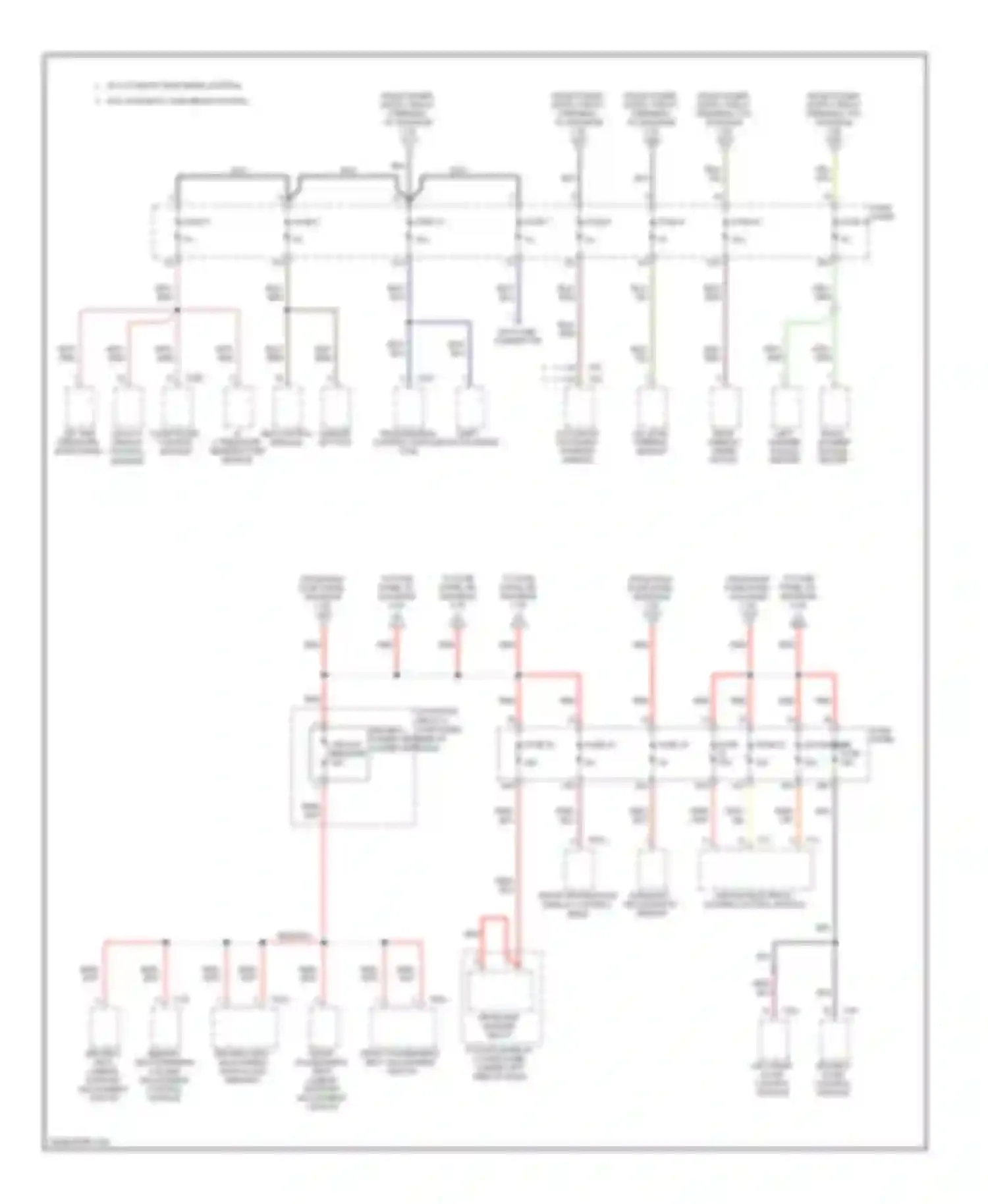 Wiring diagram rain/light recognition sensor for Audi S6 C6 facelift (2008-2011)