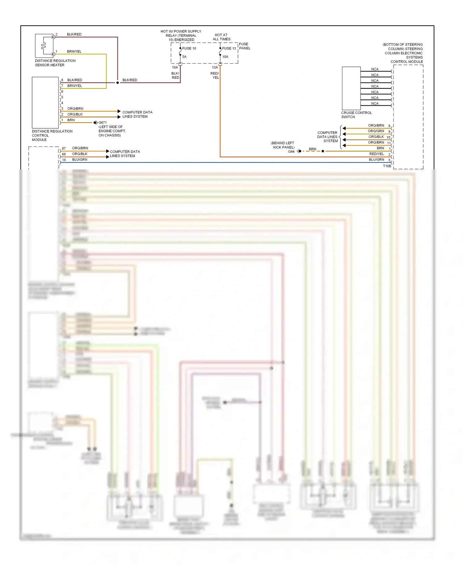 Wiring diagram yel for Audi S6 C6 facelift (2008-2011) (1 of 58)