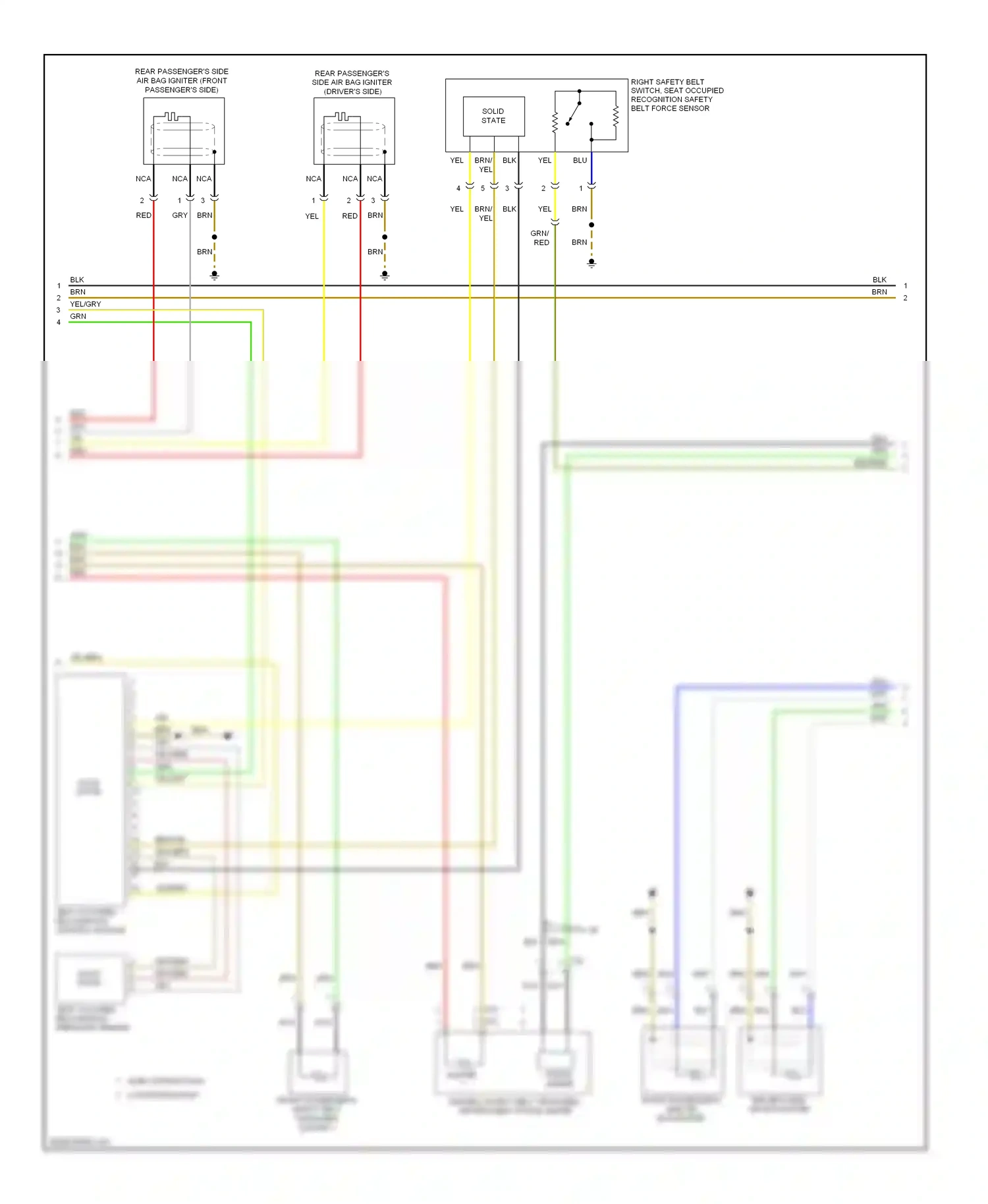 Wiring diagram yel/gry for Audi S6 C6 facelift (2008-2011) (6 of 9)