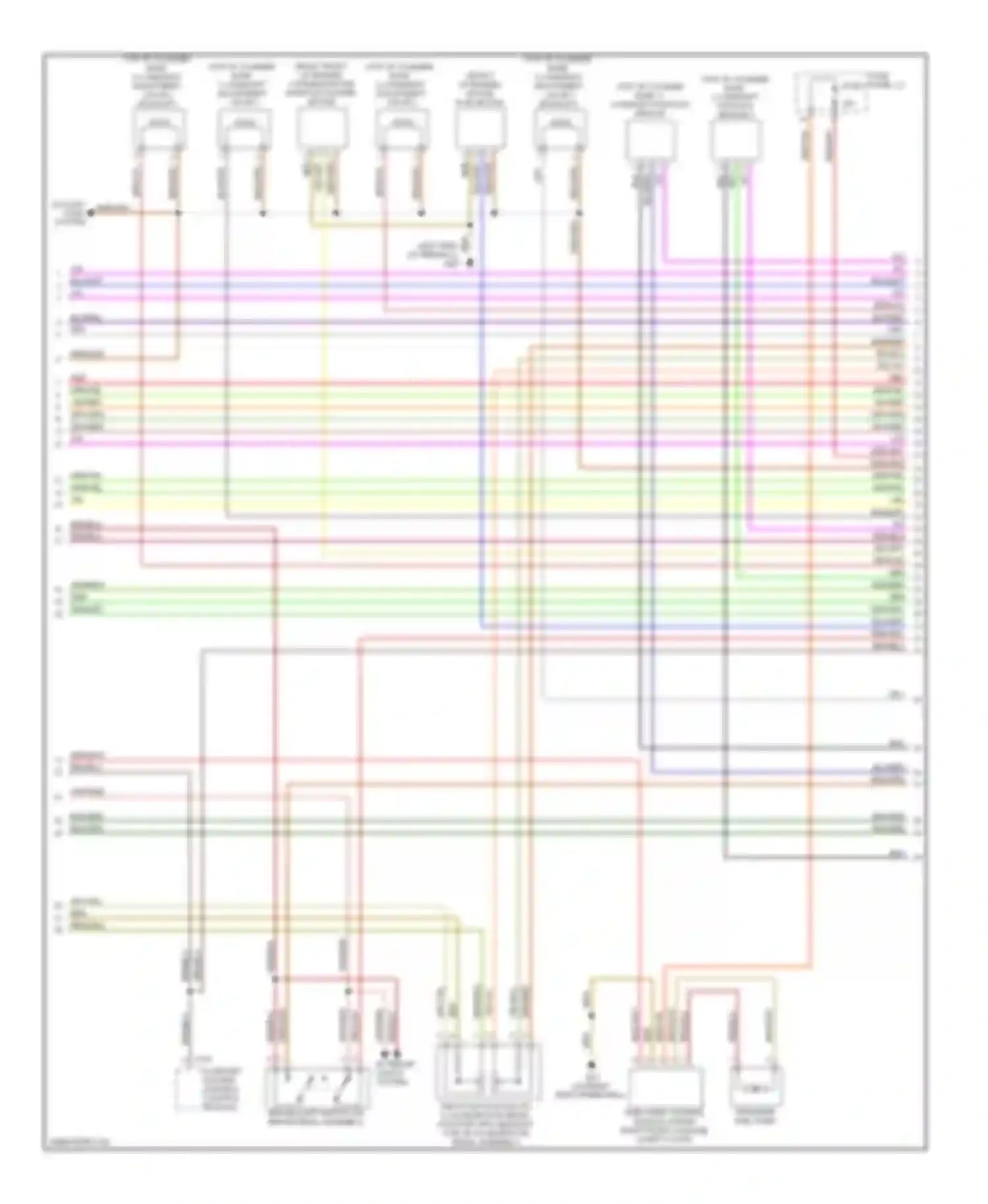S6 Audi C6 (2006-2008): Wiring diagram engine performance 5.2l (2 of 8)