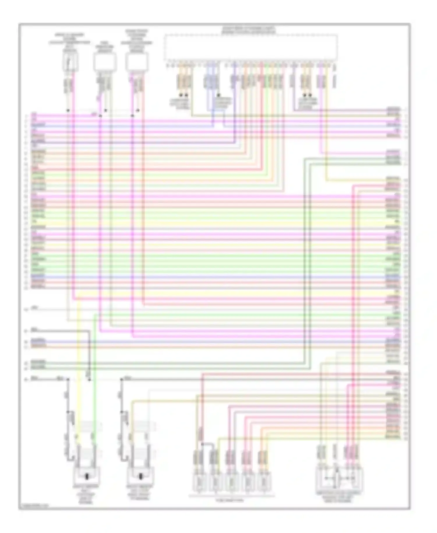S6 Audi C6 (2006-2008): Wiring diagram engine performance 5.2l (3 of 8)