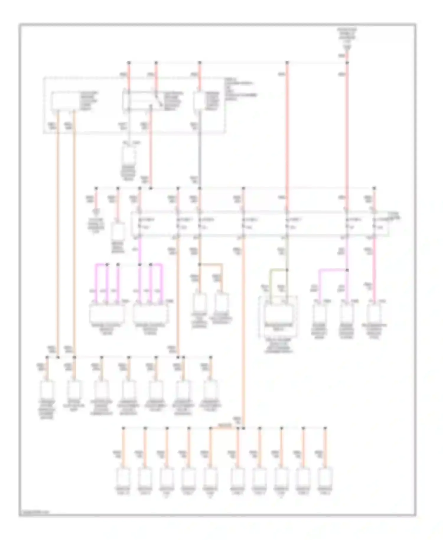 S6 Audi C6 (2006-2008): Power distribution circuit (6 of 6)