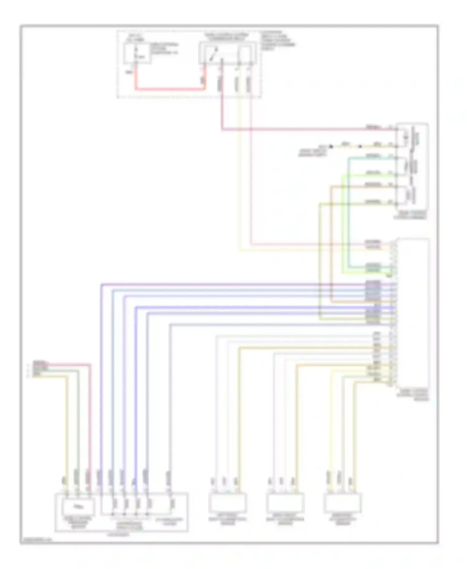 Wiring diagram hot at all times self-leveling system fuse fuse 110 for Audi S6 C6 (2006-2008)