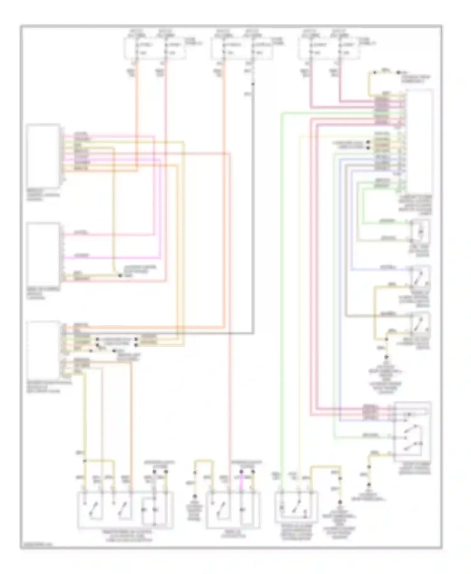 Wiring diagram gry/brn for Audi S6 C6 (2006-2008) (4 of 8)
