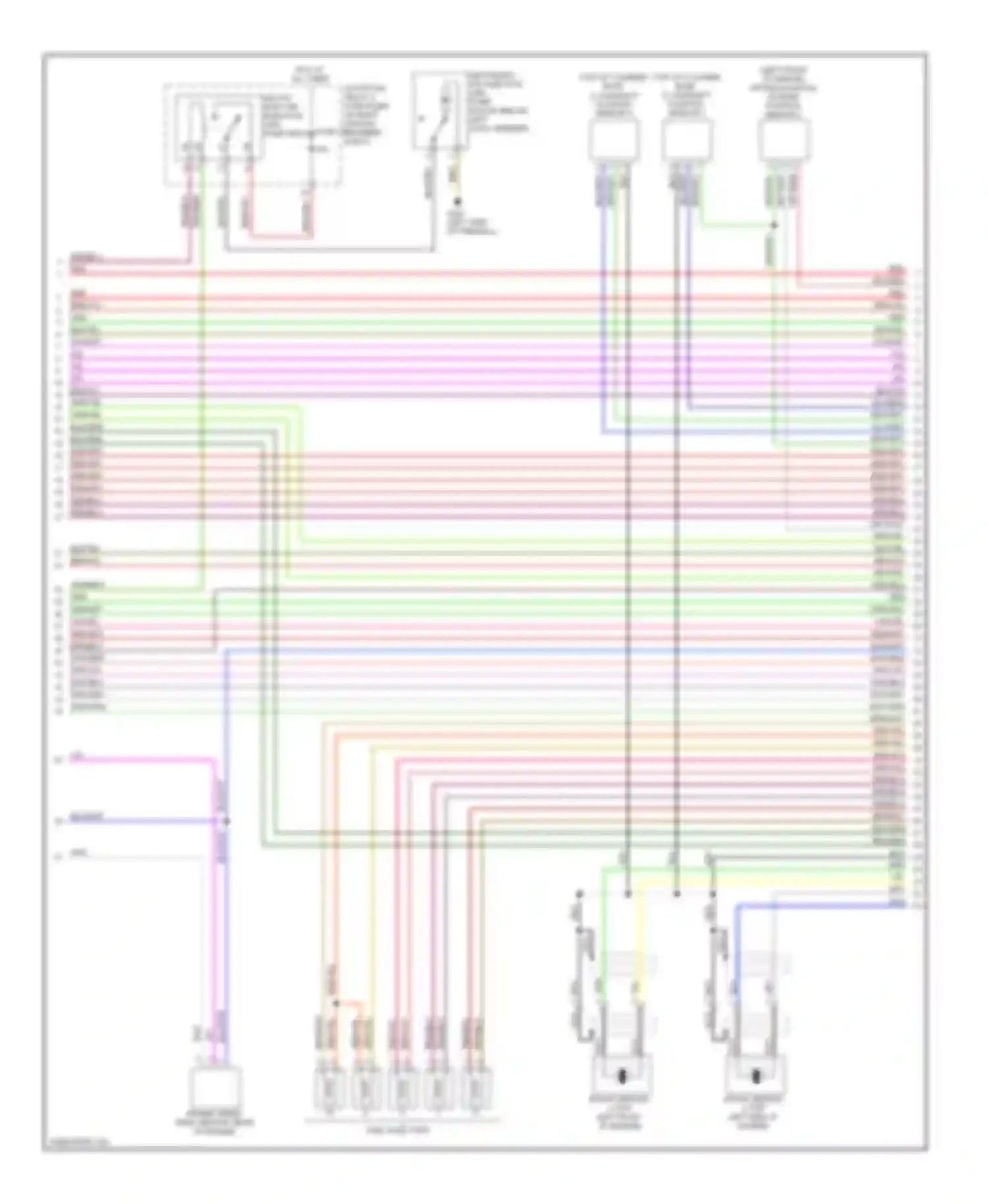 Wiring diagram wht/grn for Audi S6 C6 (2006-2008)