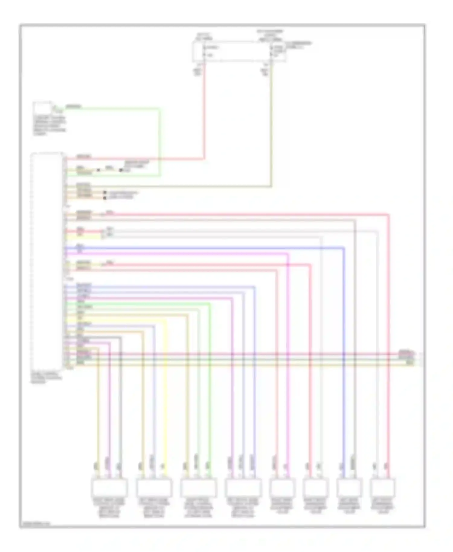 Wiring diagram fuse 2 for Audi S6 C6 (2006-2008)