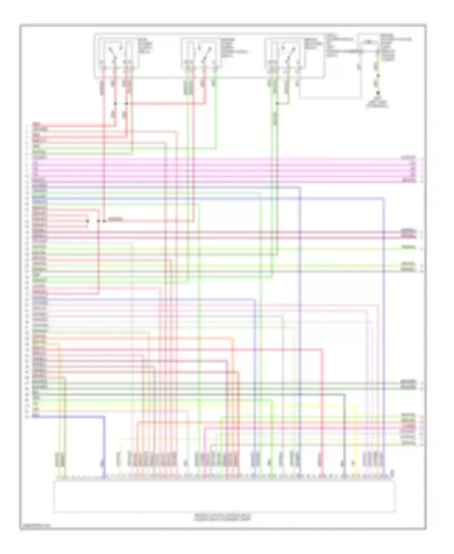 Wiring diagram wht/grn for Audi S6 C6 (2006-2008)