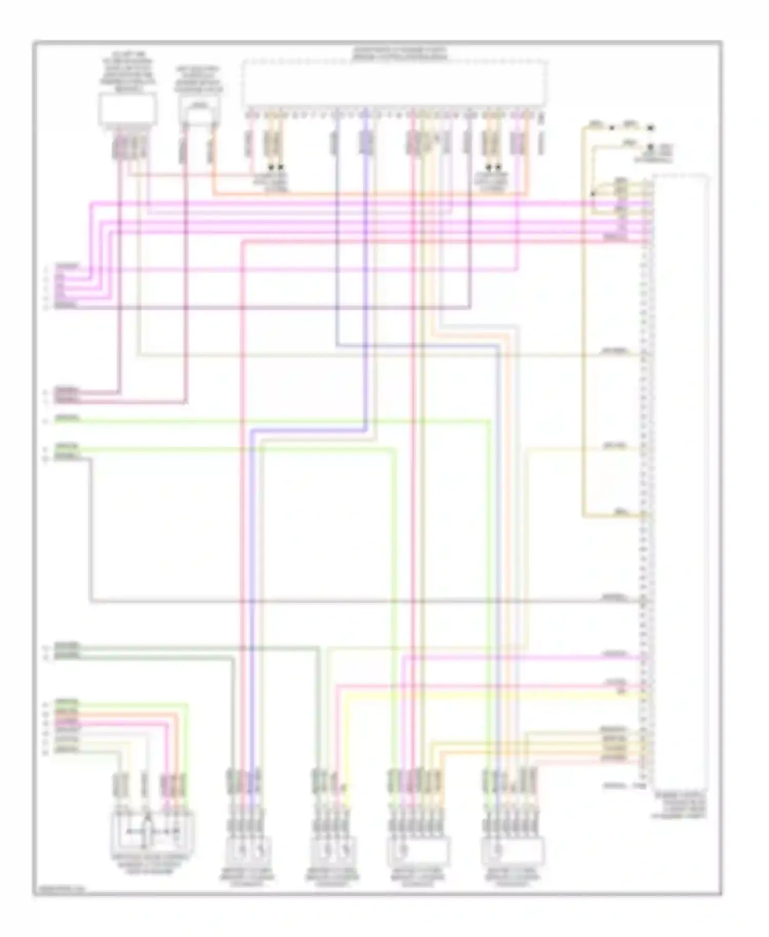 Wiring diagram grn/vio for Audi S6 C6 (2006-2008)