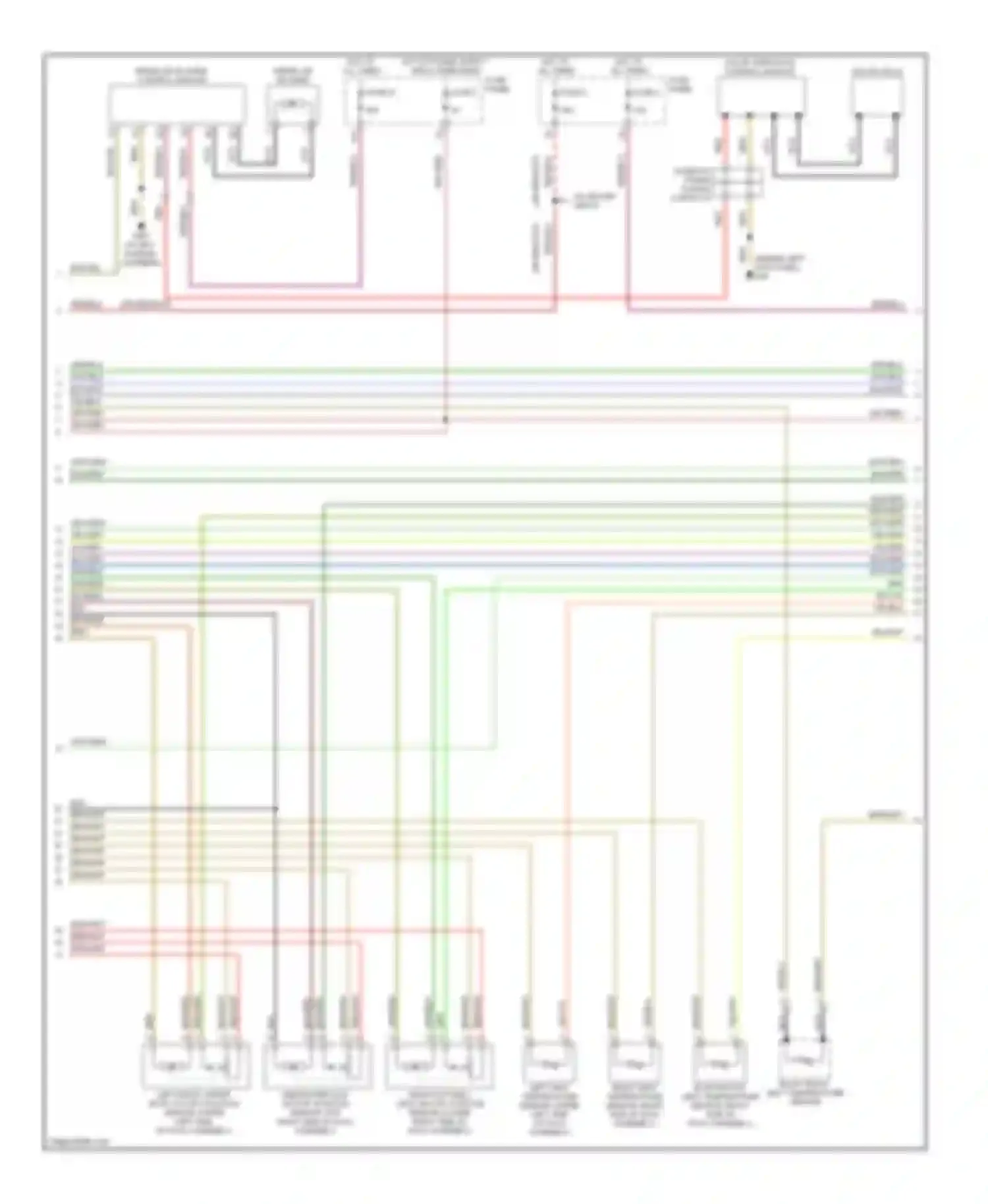 Wiring diagram solar operation control module for Audi S6 C6 (2006-2008) (1 of 1)
