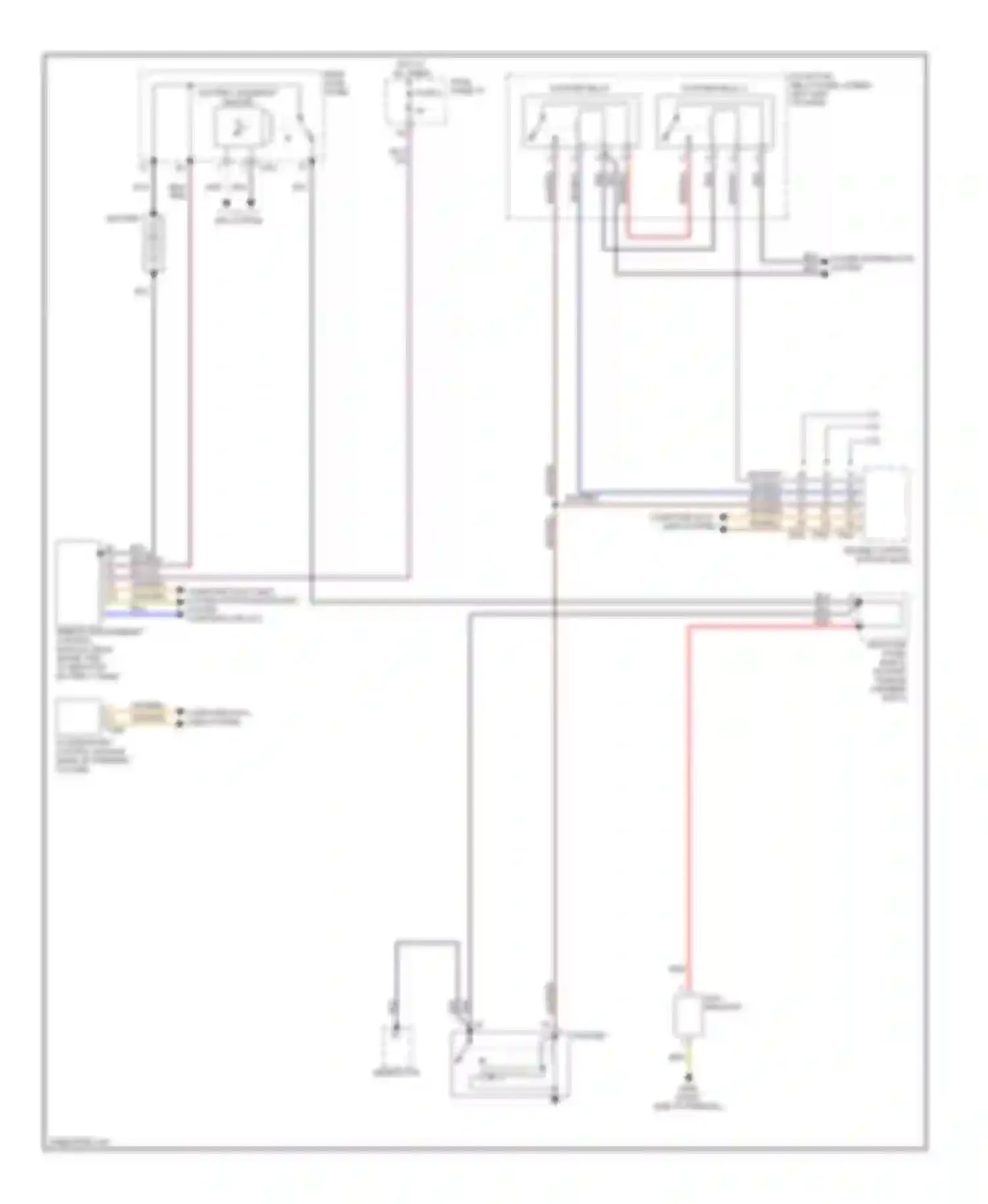 Wiring diagram sup- pressor for Audi S6 C6 (2006-2008) (3 of 3)
