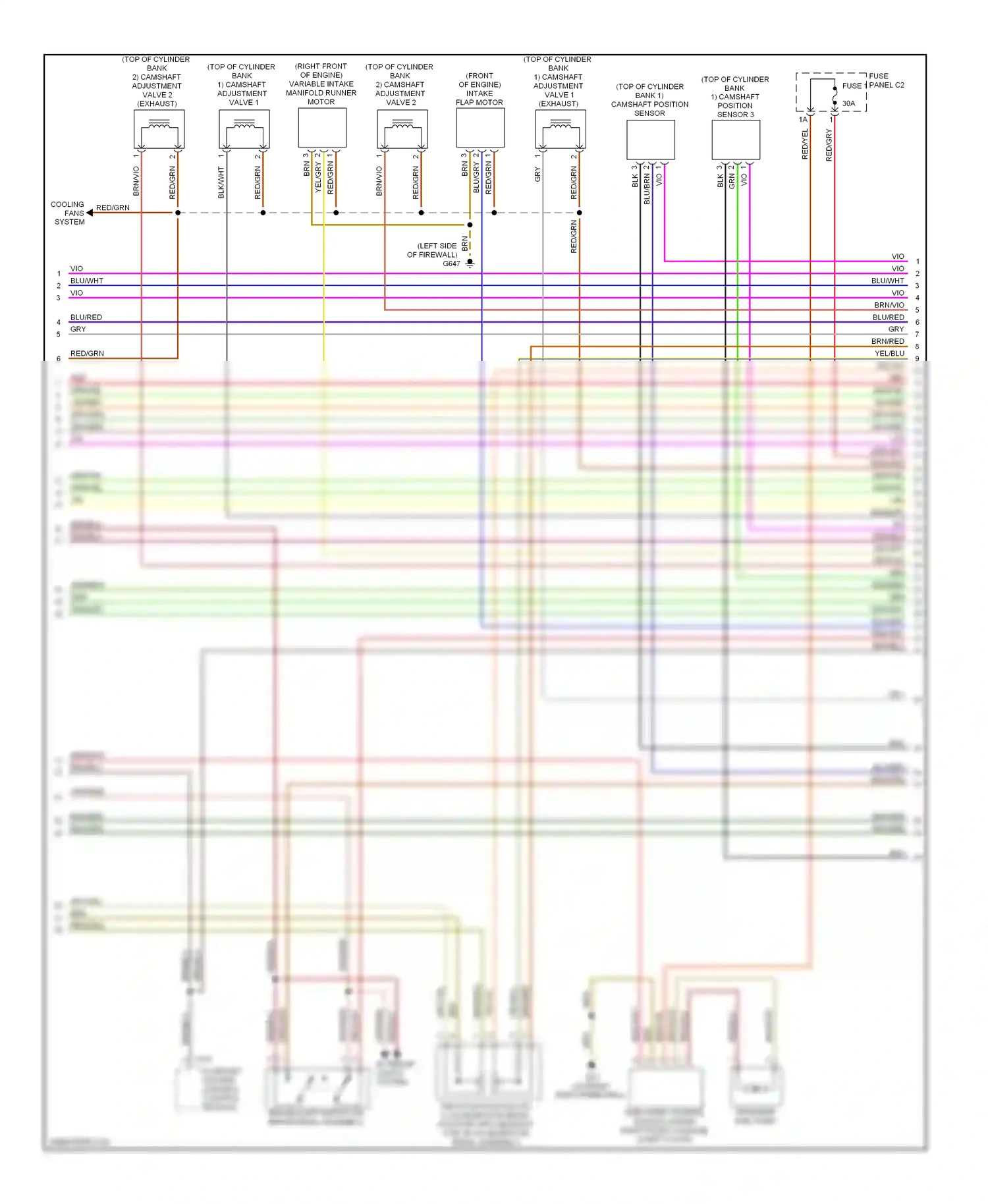 Audi S6 C6 (2006-2008) transfer fuel pump wiring diagram  (1 of 1)
